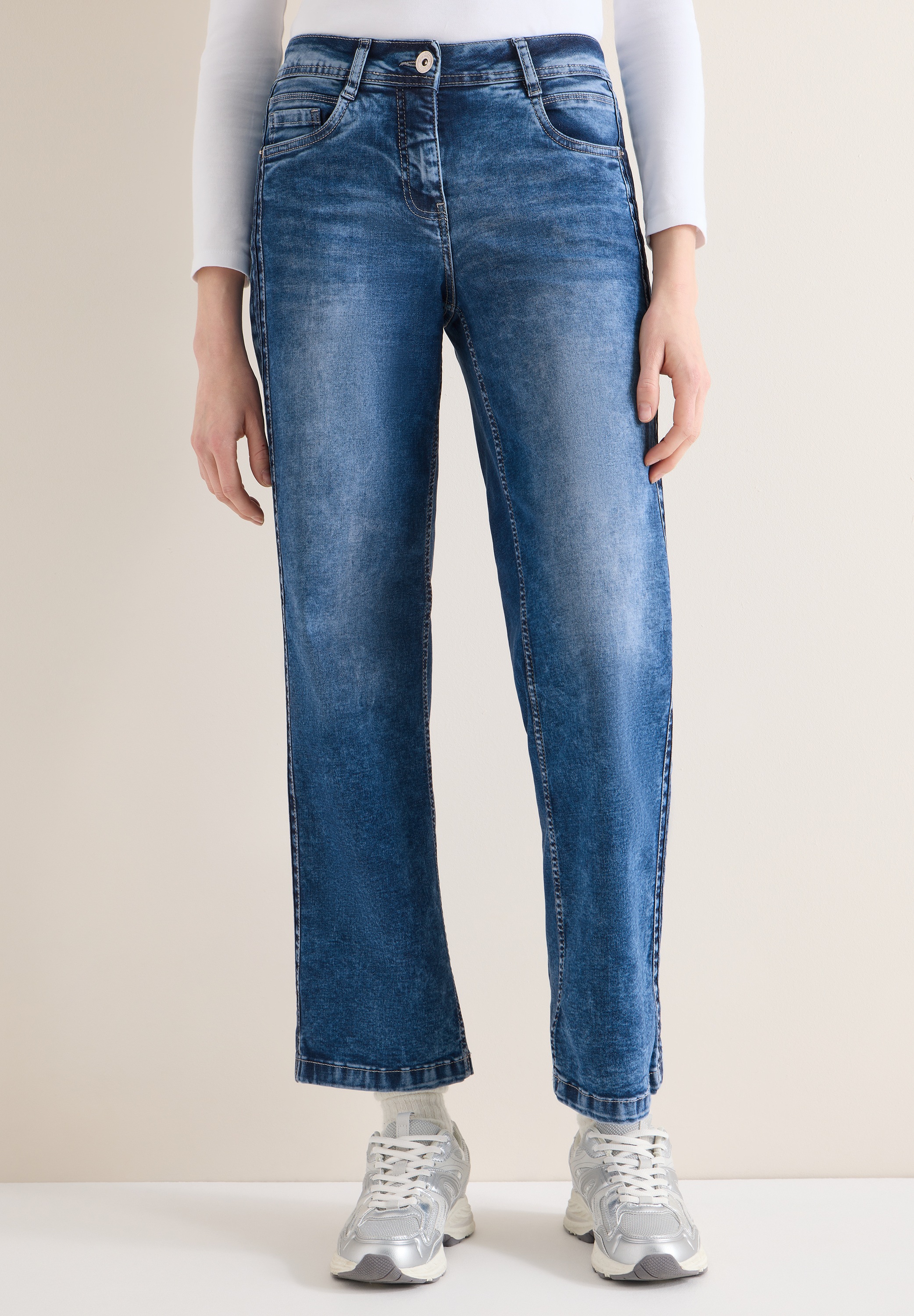 Cecil Loose-fit-Jeans High Waist günstig online kaufen