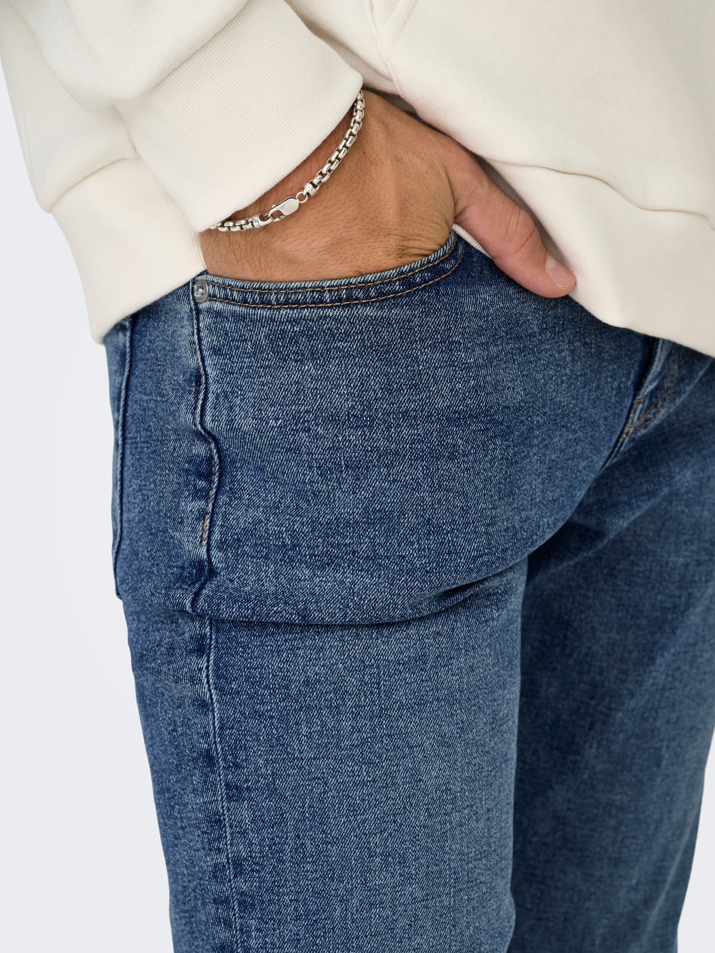 ONLY & SONS Slim-fit-Jeans "ONSLOOM SLIM BOX PIM DNM MU OTL" günstig online kaufen