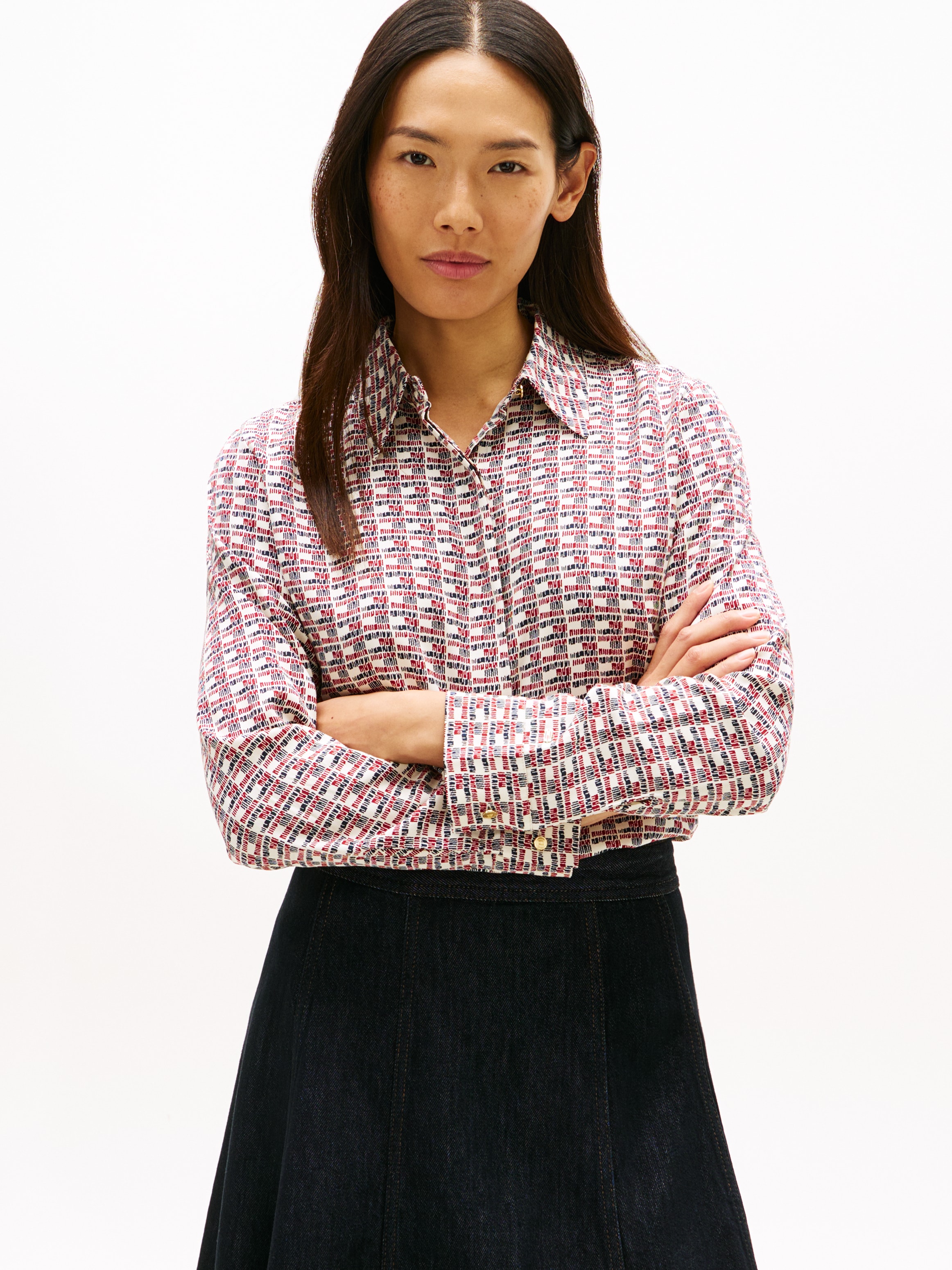 Tommy Hilfiger Langarmbluse "VIS TWILL LS REGULAR SHIRT" günstig online kaufen