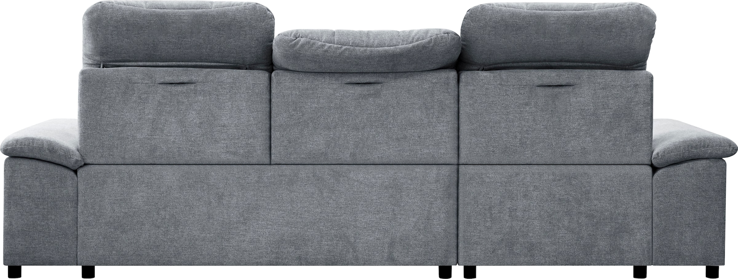 WERK2 Ecksofa Carmen, Sofa, Eckcouch mit Schlaffunktion, Bettkasten und Sitztiefenverstellung