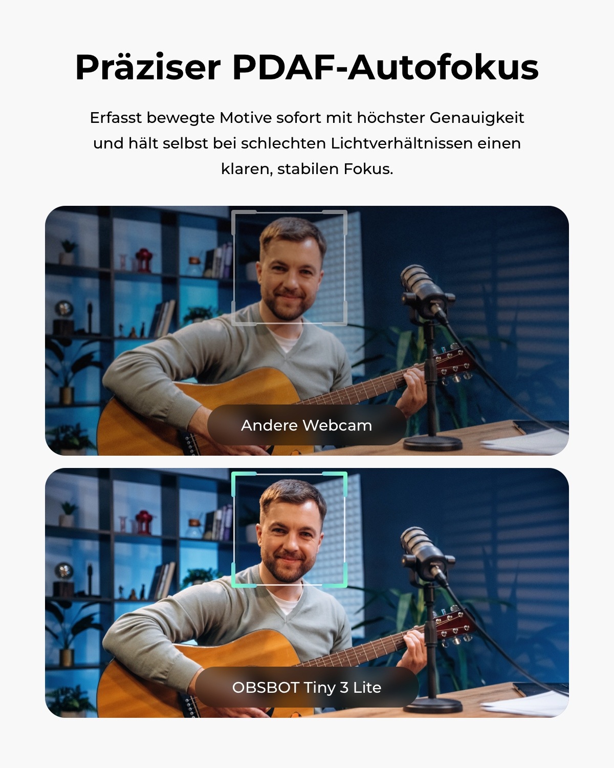 OBSBOT Webcam »TINY 3 Lite« 4K Ultra HD