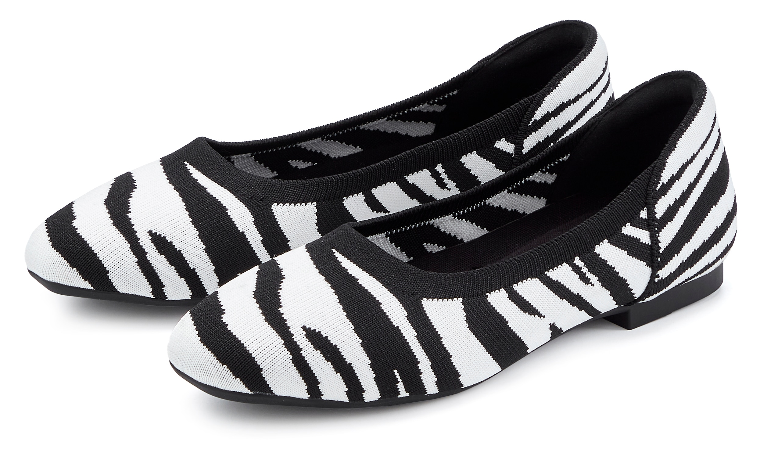 LASCANA Ballerina mit modischem Animal-Muster