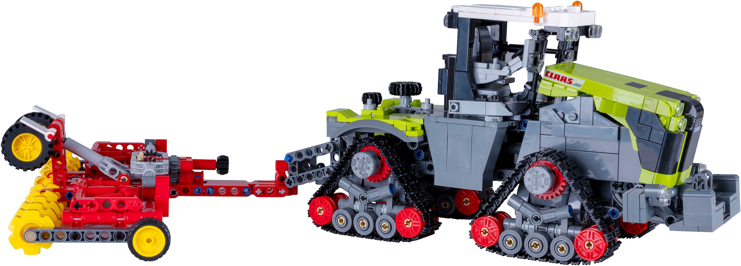 Jamara Konstruktions-Spielset »CaDA, Claas Xerion 5000 Trac TS 1:32 Bricks«, (1336 St.)