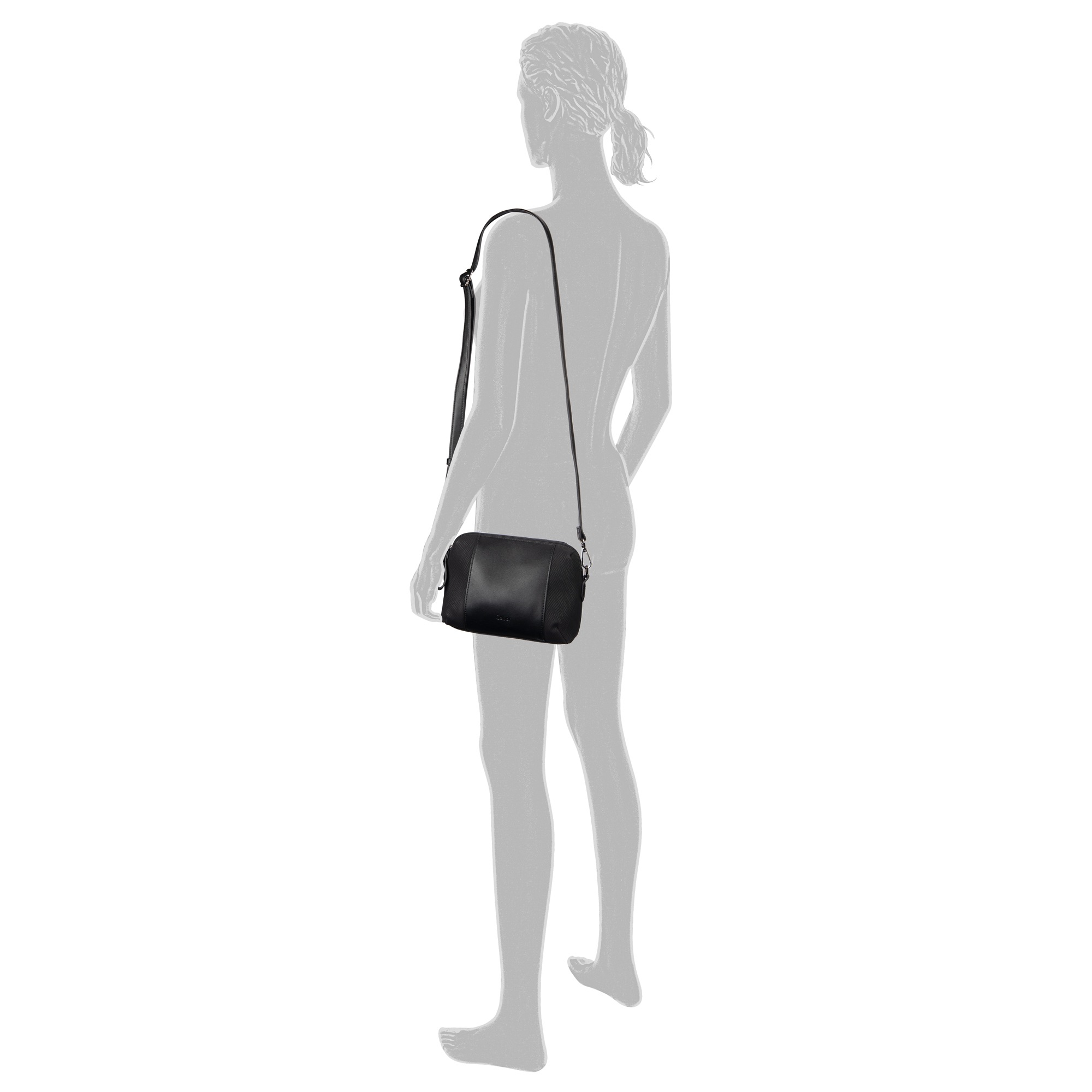Gabor Handtasche "Wanda", aus leicht genarbtem Lederimitat mit Schlangenstr günstig online kaufen