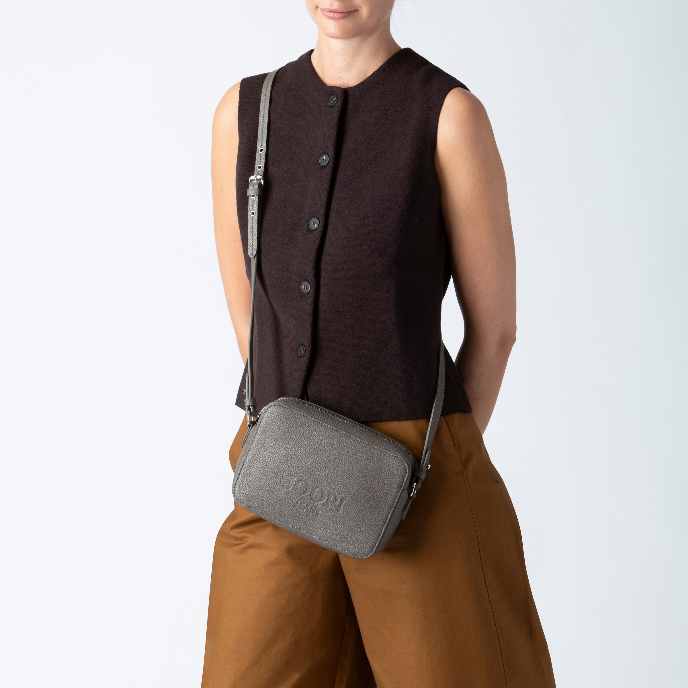 Joop Jeans Umhängetasche »lettera 1.0 cloe shoulderbag shz«, Schultertasche Tasche Damen Handtasche Damen