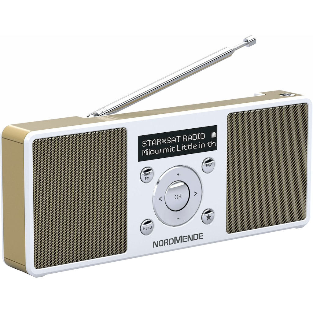 Nordmende Digitalradio (DAB+) »Transita 200«, (UKW mit RDS-Digitalradio (DAB+) 2 W), Made in Germany