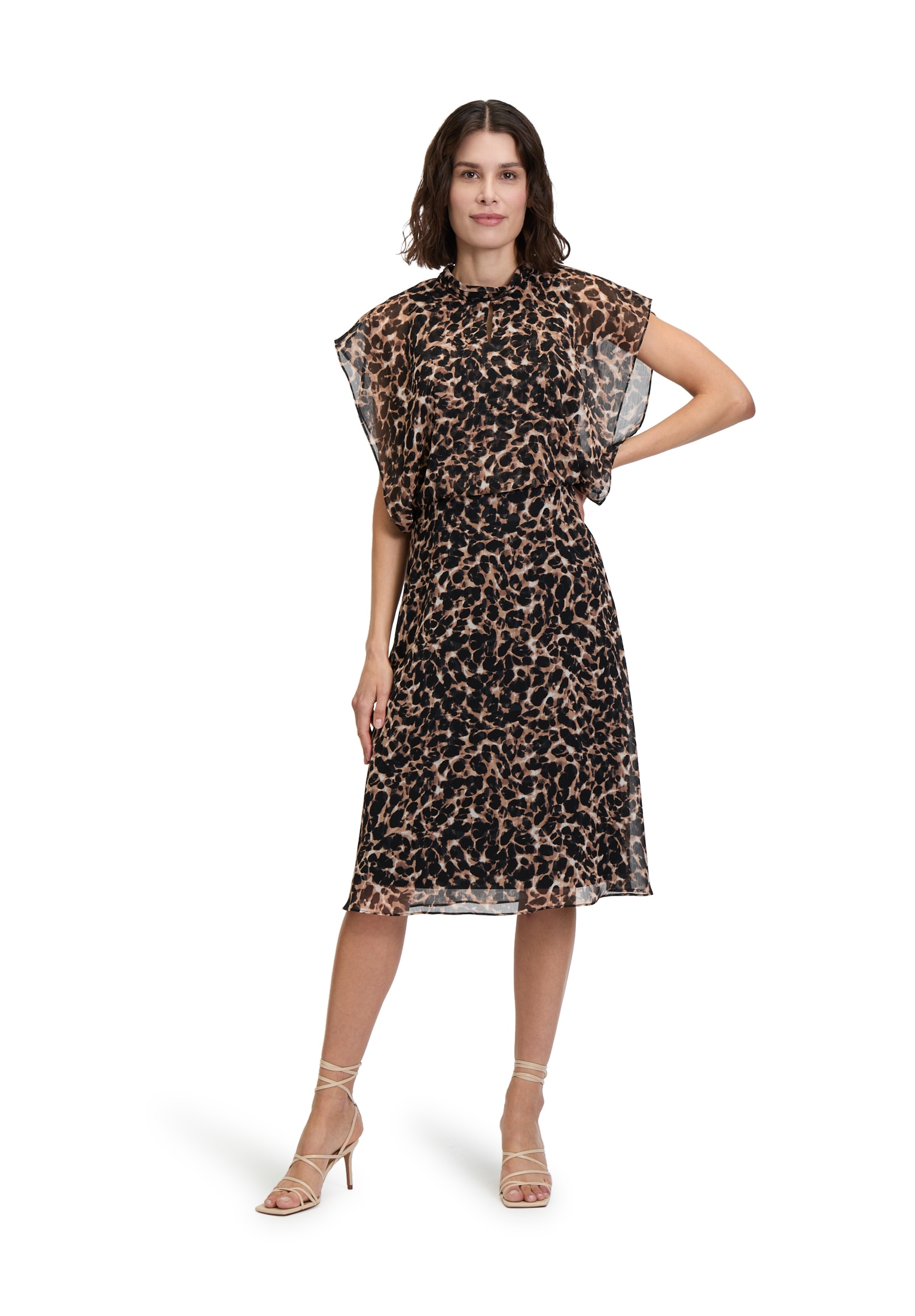 Betty&Co Chiffonkleid "Betty & Co Damen Sommerkleid Chiffonkleid mit Flügel günstig online kaufen