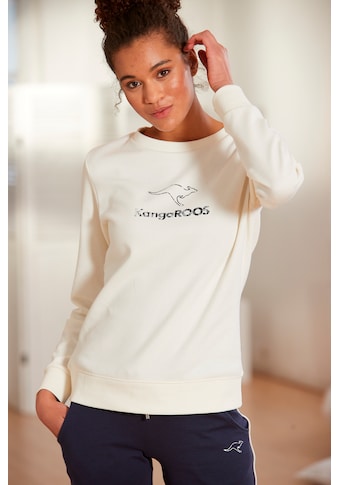 KangaROOS Sweatshirt, mit Kontrastfarbenem Logodruck kaufen