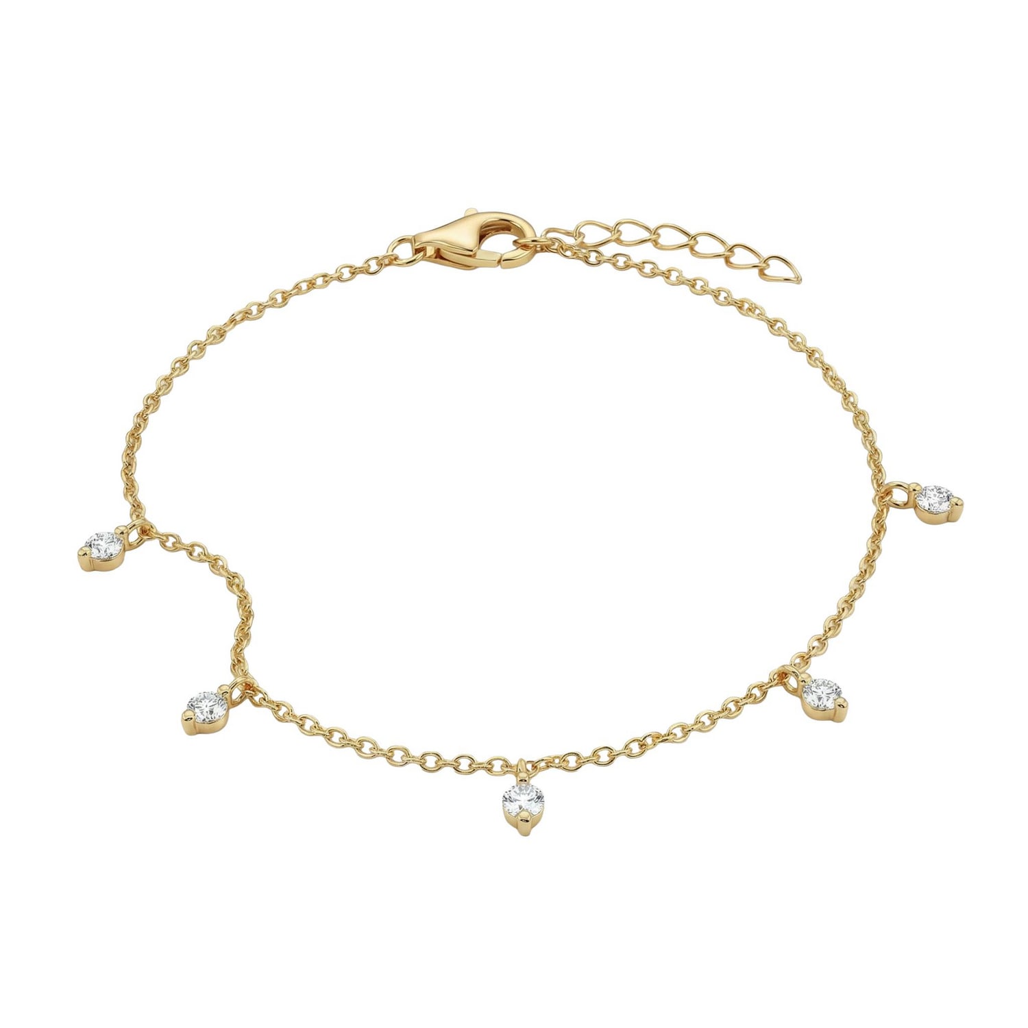 Amor Armband mit Zirkonia (synth.)