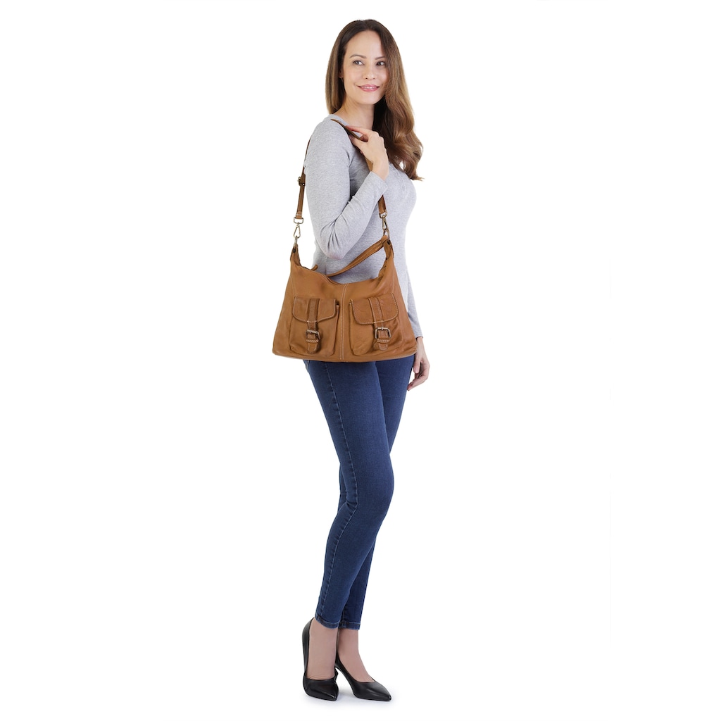 Cluty Shopper, echt Leder, Made in Italy