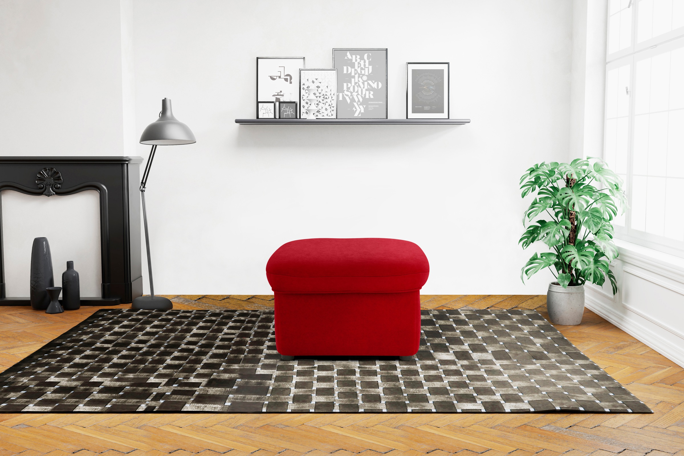 DOMO collection Hocker »Faenza«, DOMO collection Hocker, in großer Farbvielfalt