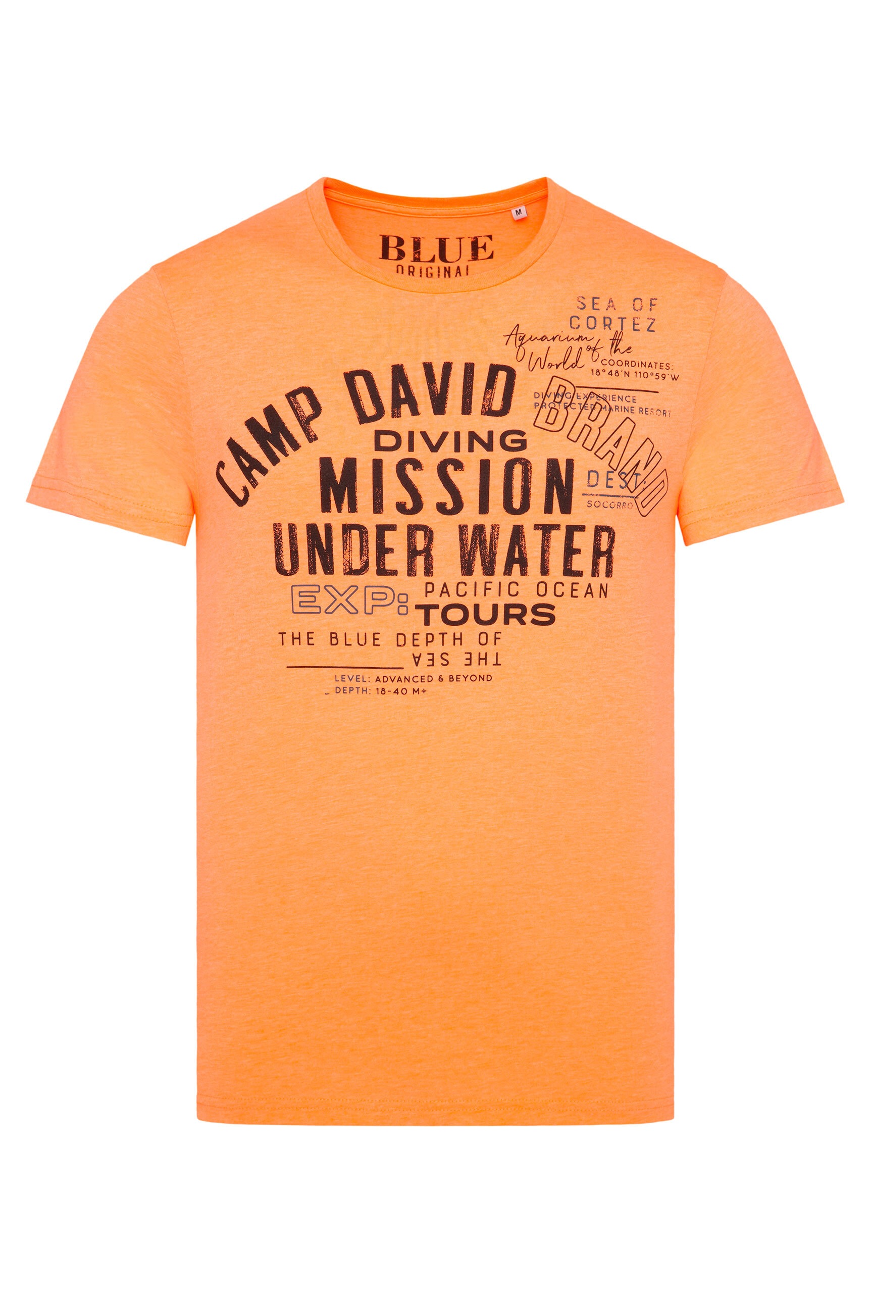 CAMP DAVID Rundhalsshirt, mit Baumwolle