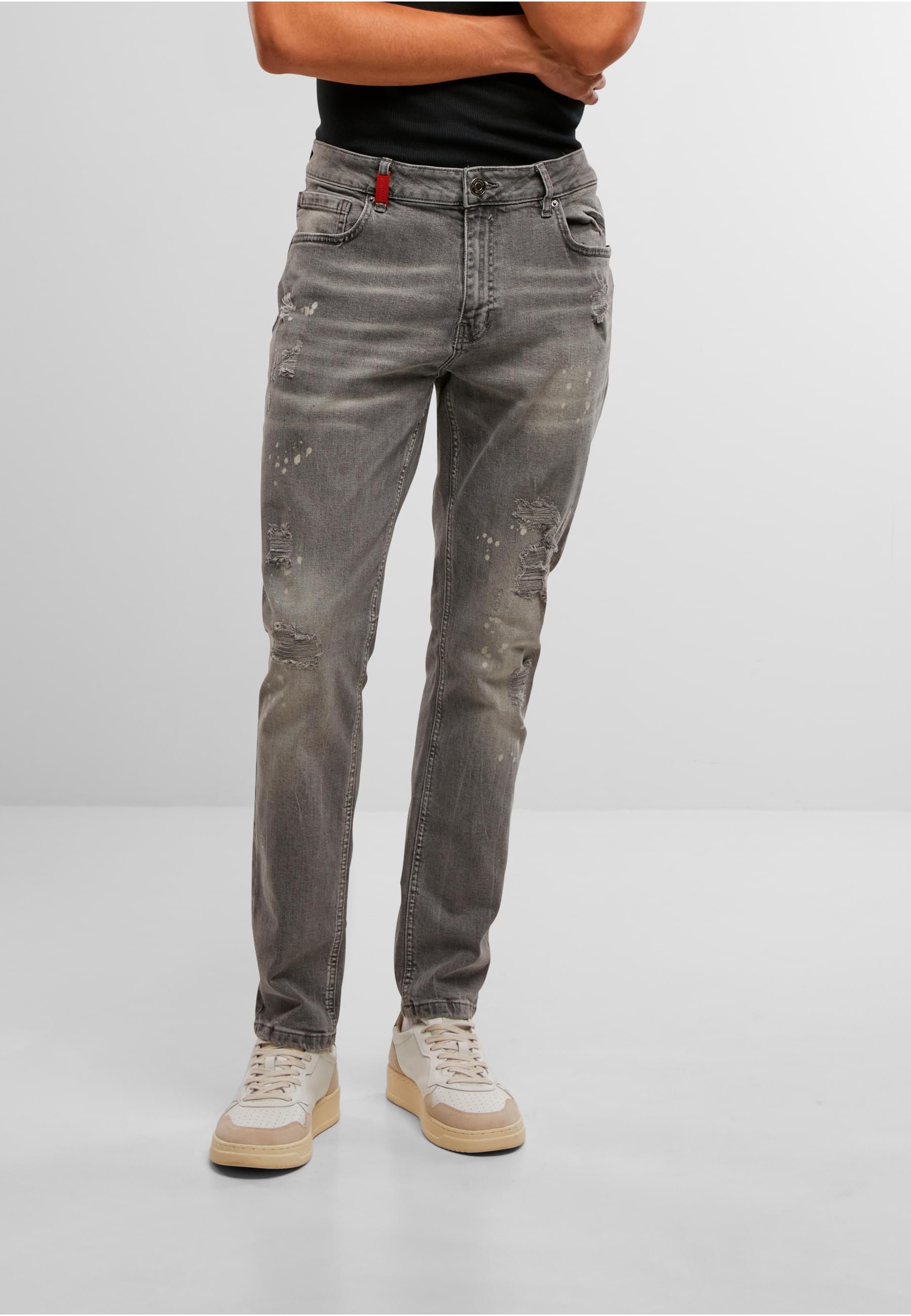 Thumbnail - 2Y Studios Bequeme Jeans "2Y Studios 2Y EMILIO RIPPED SLIM FIT JEANS"