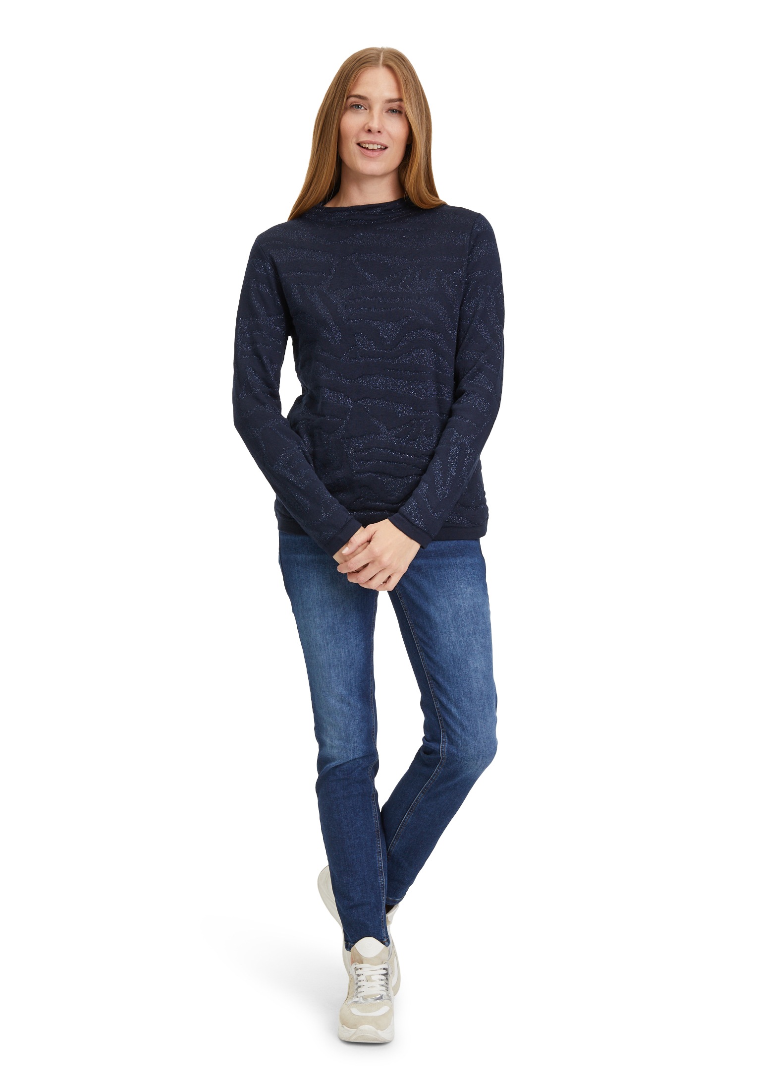 Betty Barclay Strickpullover »Betty Barclay Strickpullover langarm«, (1 tlg.), Jacquard