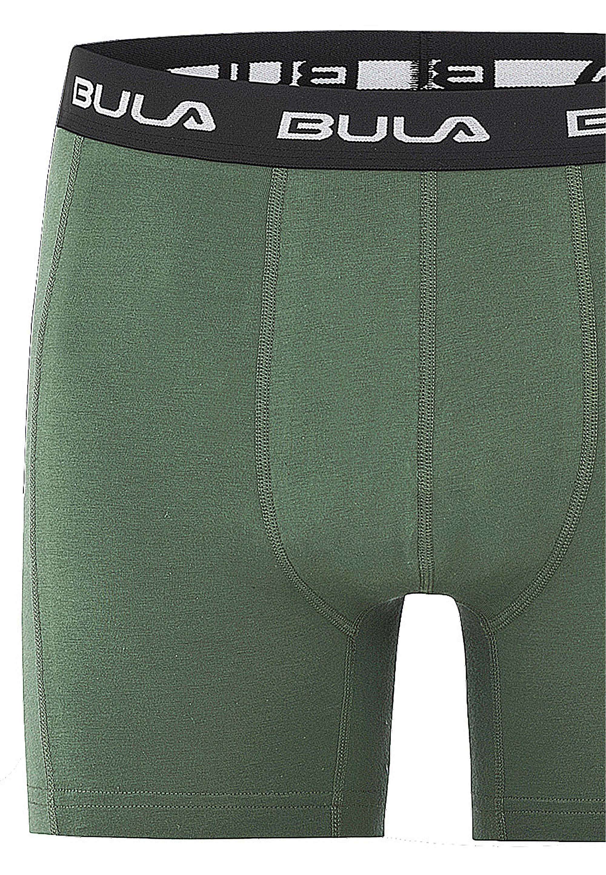 BULA Boxershorts »Frame«, (3 St.), im 3er-Pack mit Flatlock-Nähten
