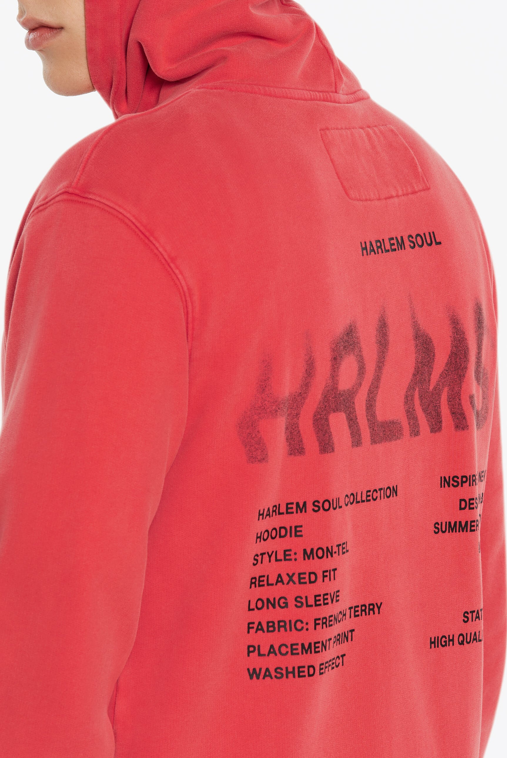 Harlem Soul Kapuzensweatshirt, mit Kängurutasche