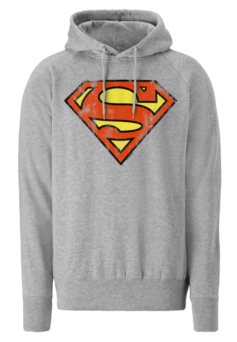 LOGOSHIRT Kapuzensweatshirt »DC - Superman Logo«, mit Superhelden-Print