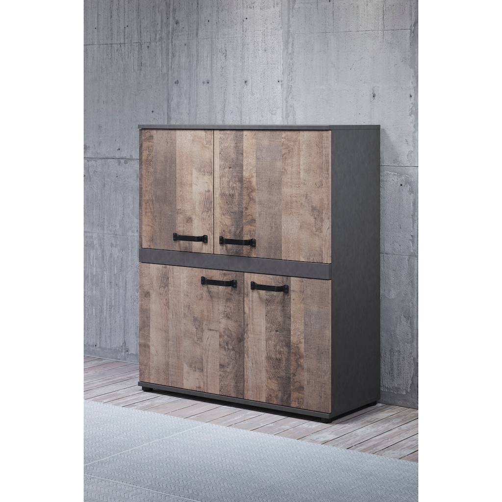 trendteam Highboard »Stripe«