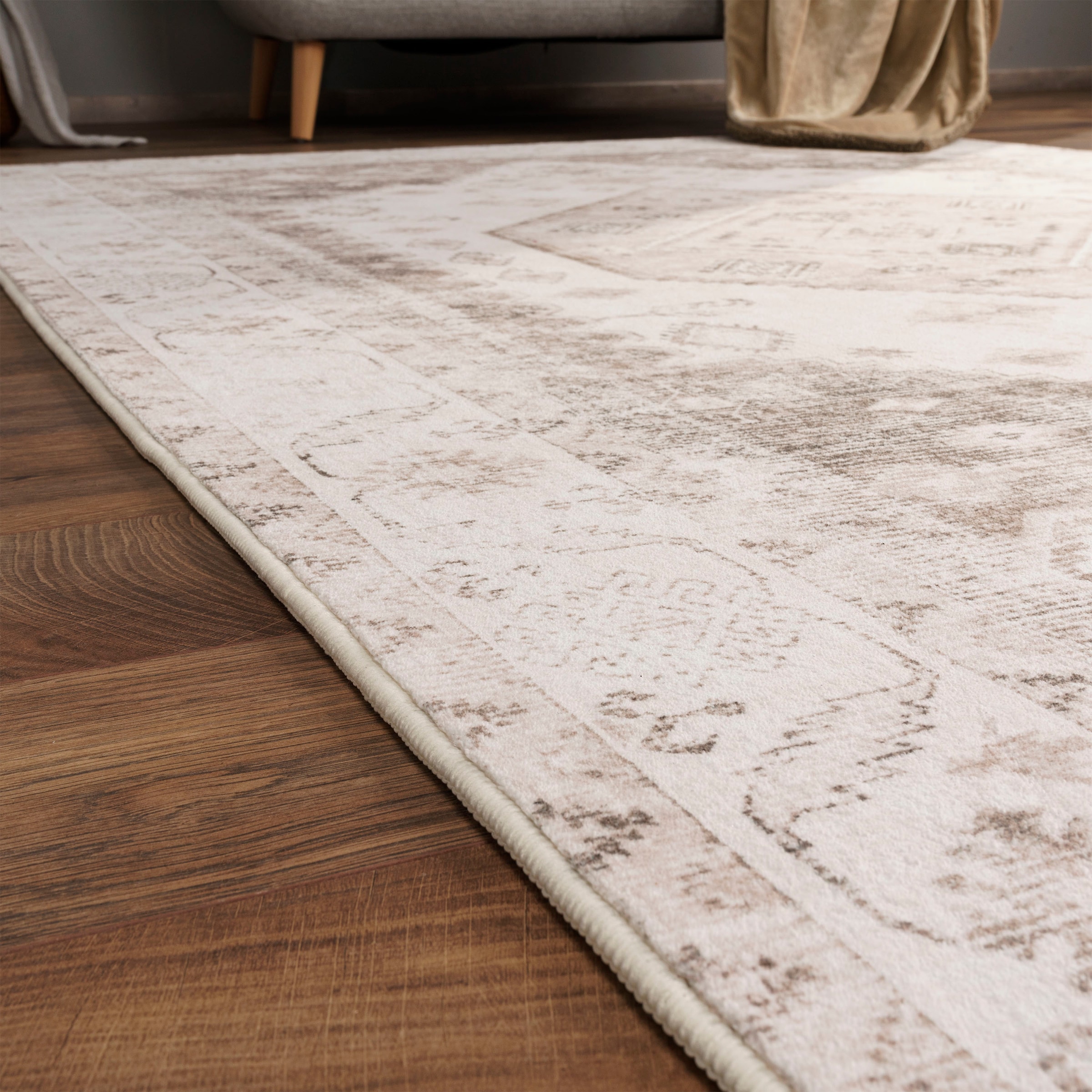 Paco Home Teppich »Cambridge 463«, rechteckig, 12 mm Höhe, Kurzflor, orientalisches Muster, Vintage Design