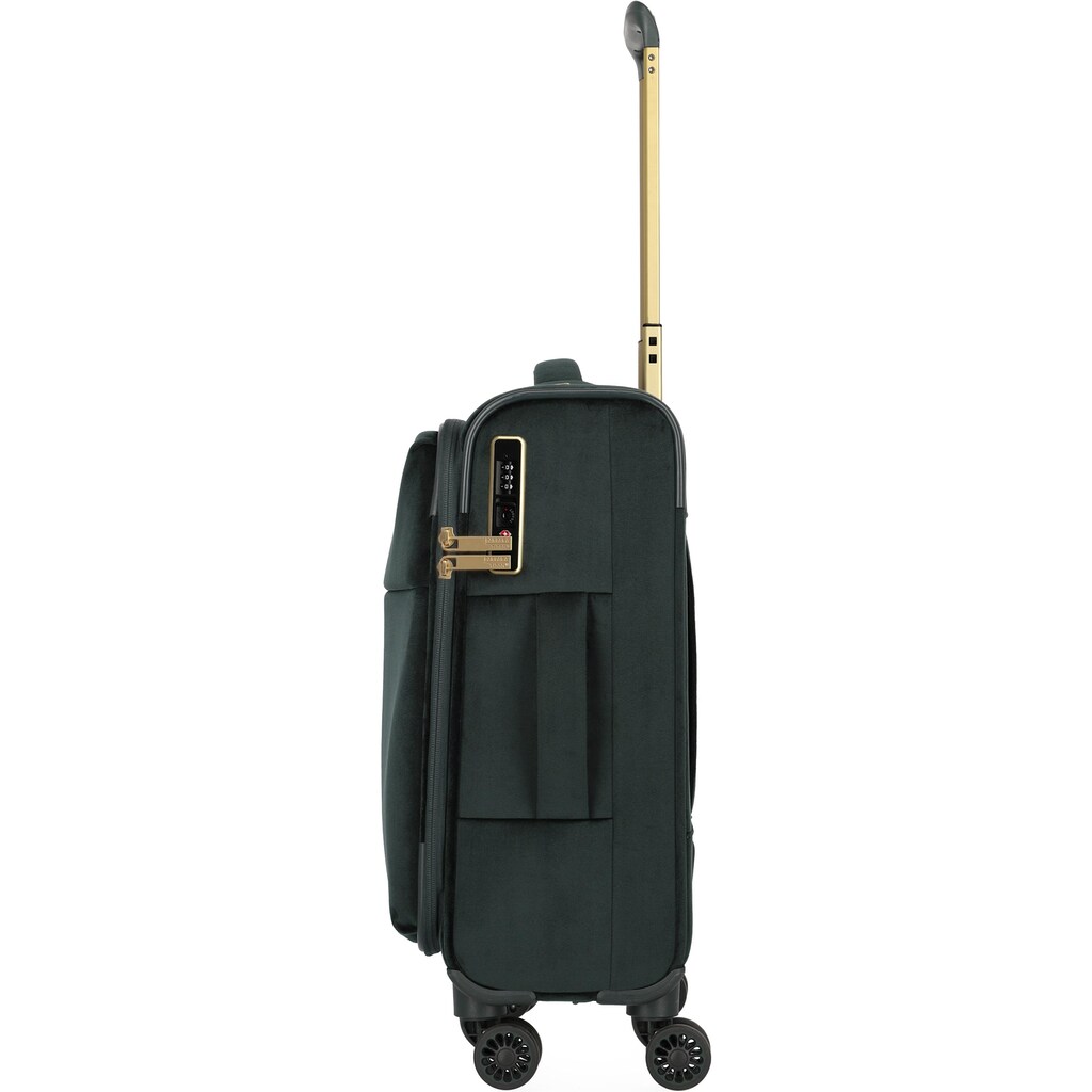 TITAN® Weichgepäck-Trolley »BARBARA & TITAN®, Barbara Velvet, 55 cm«, 4 Rollen