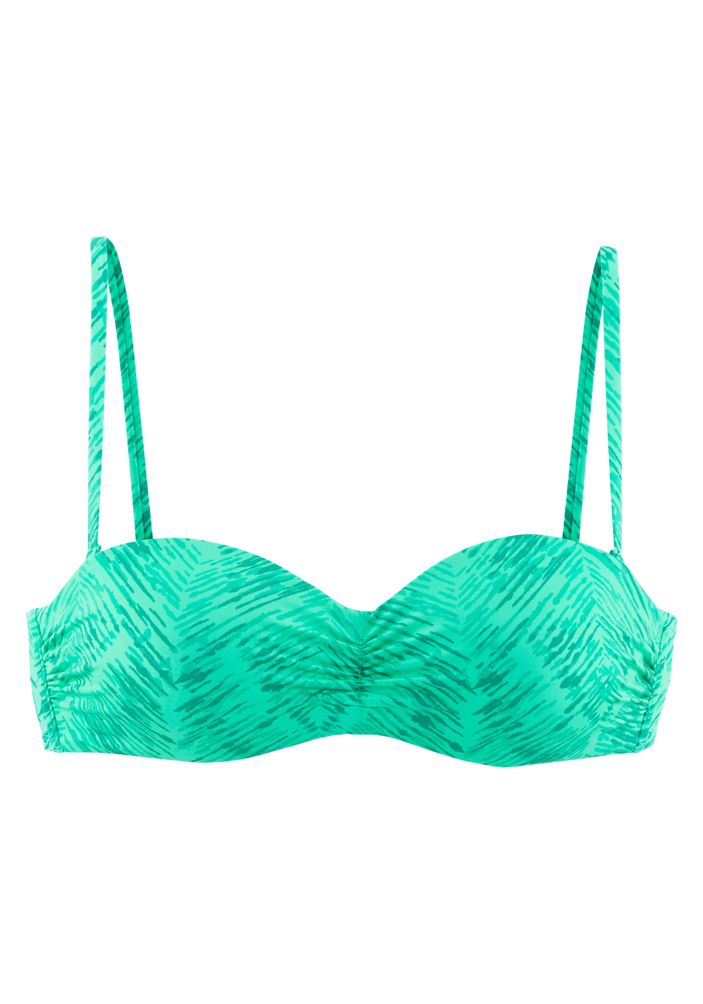 Bügel-Bandeau-Bikini-Top »Floretta«, in Ton in Ton-Harmonie