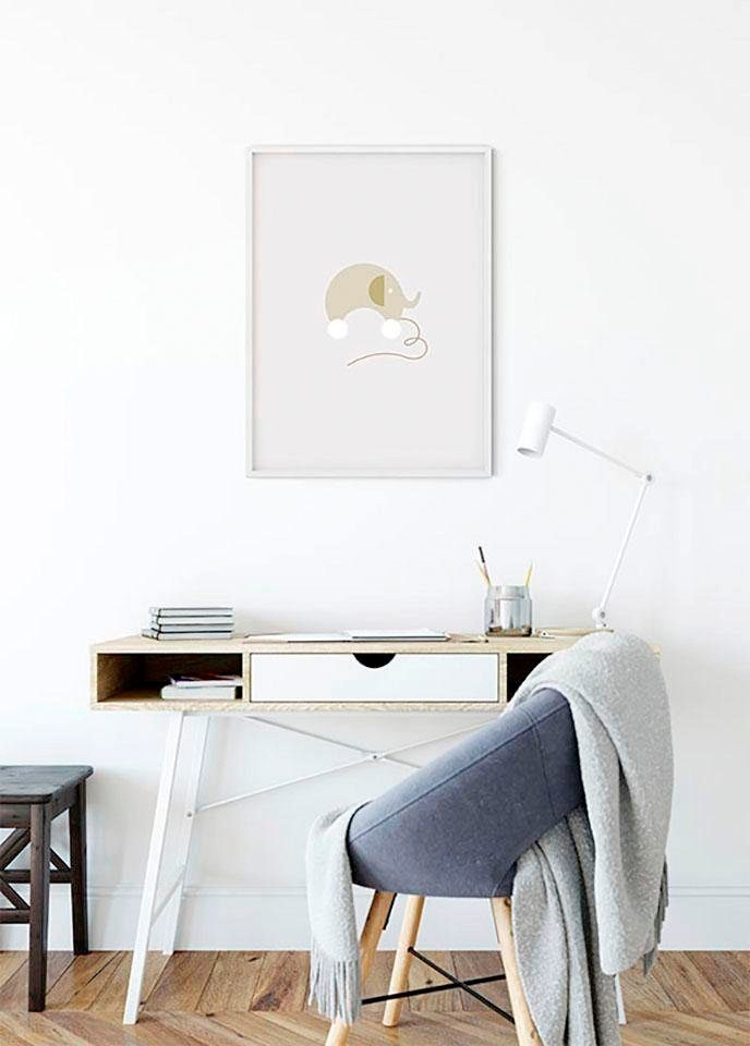 Komar Bild »Baby Happy« Figuren 1 Stk. tlg. Wandbild zur Dekoration - ohne Rahmen