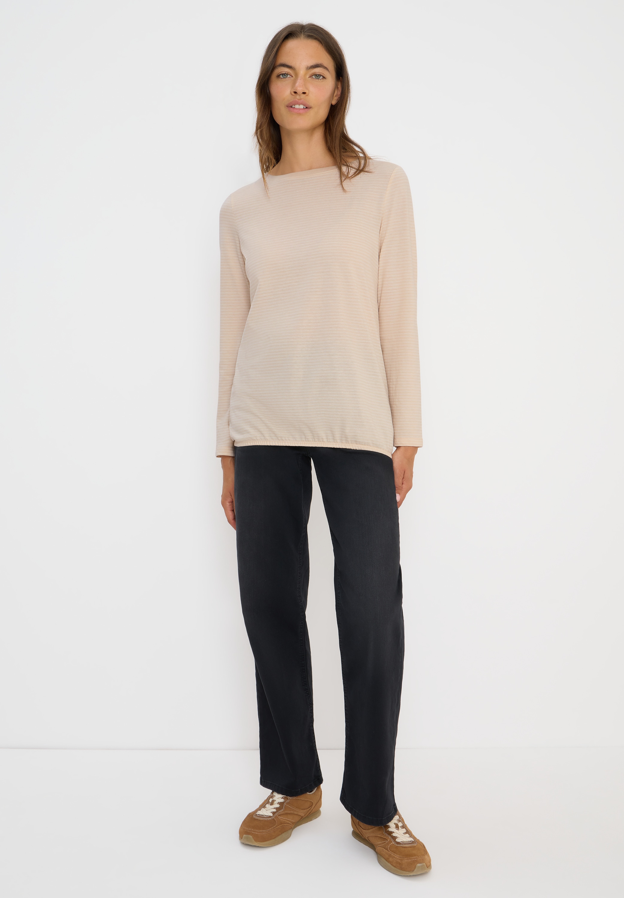Cecil Langarmshirt, im soften Baumwoll-Mix