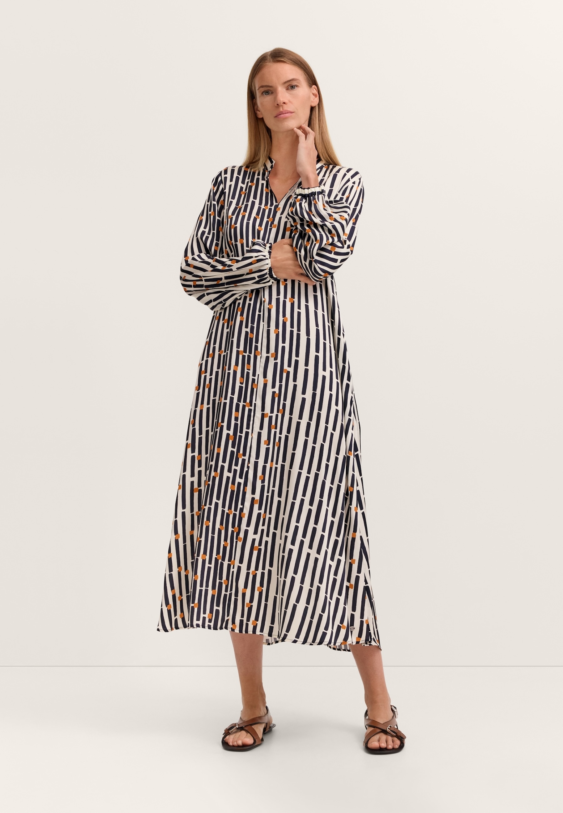 bugatti Blusenkleid Modern Fit mit Print günstig online kaufen