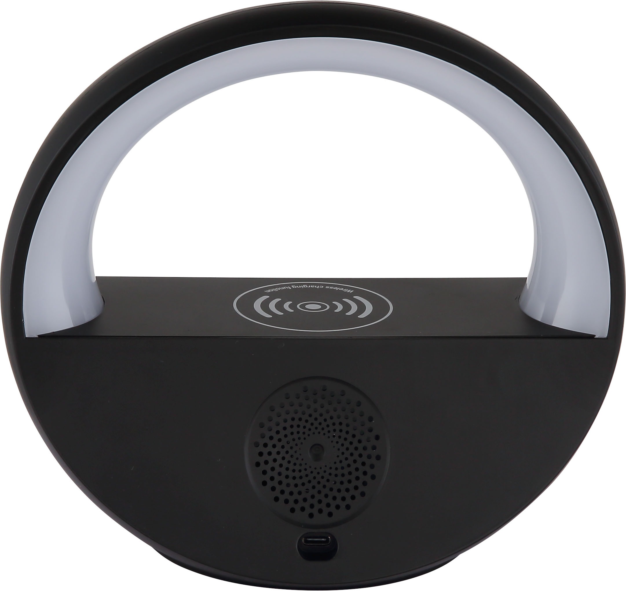 GLOBO LIGHTING Tischleuchte »SOUNDRA« LED-Modul 1 Stk. RGB Tischleuchte mit Touchdimmer, Bluetooth & Akku, USB-C