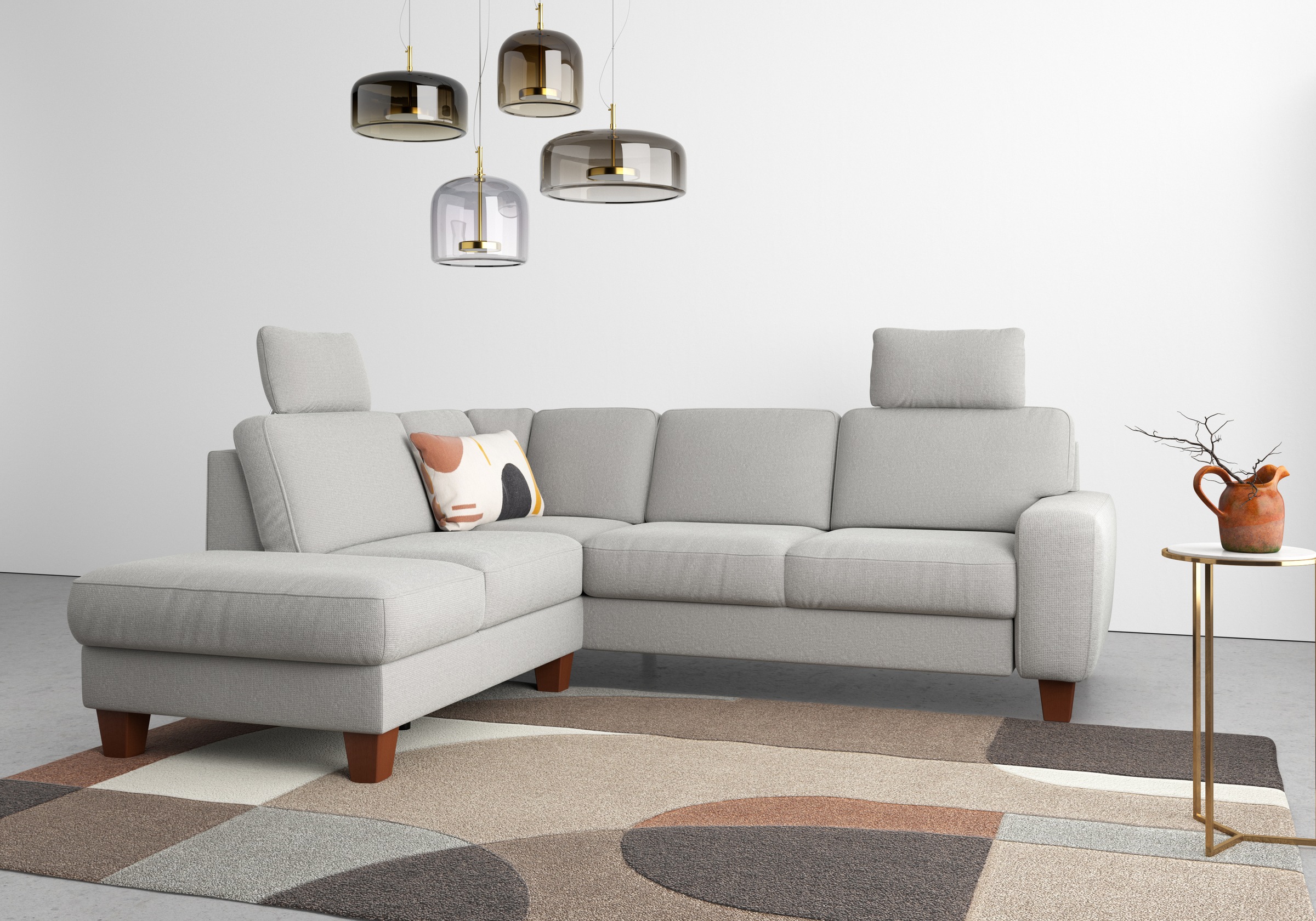 Home affaire Ecksofa »Vision L-Form«, wahlweise mit Bettfunktion und ...