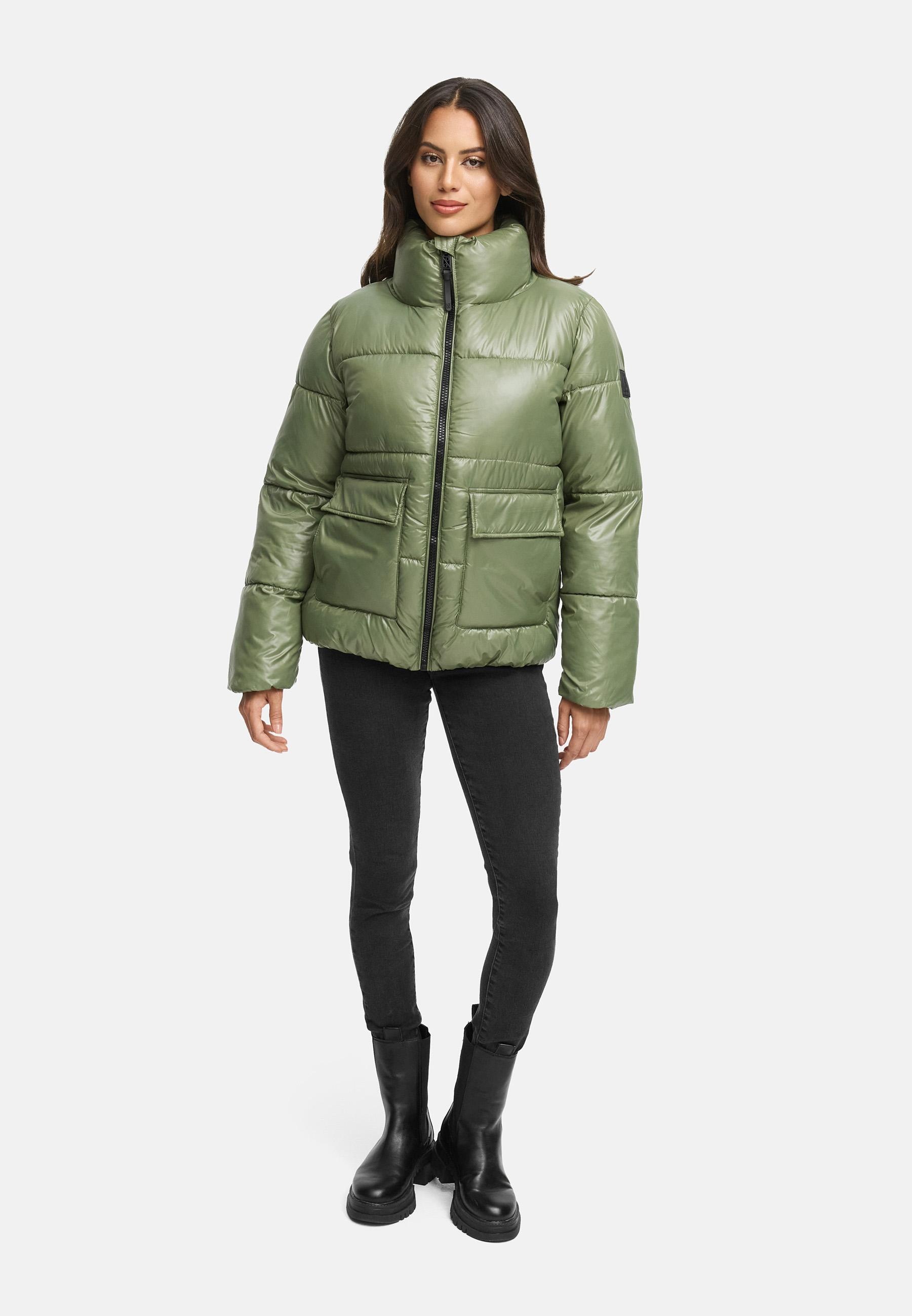 Navahoo Kurzjacke »Eispracht 14«, ohne Kapuze, Kurze gesteppte Damen Winterjacke