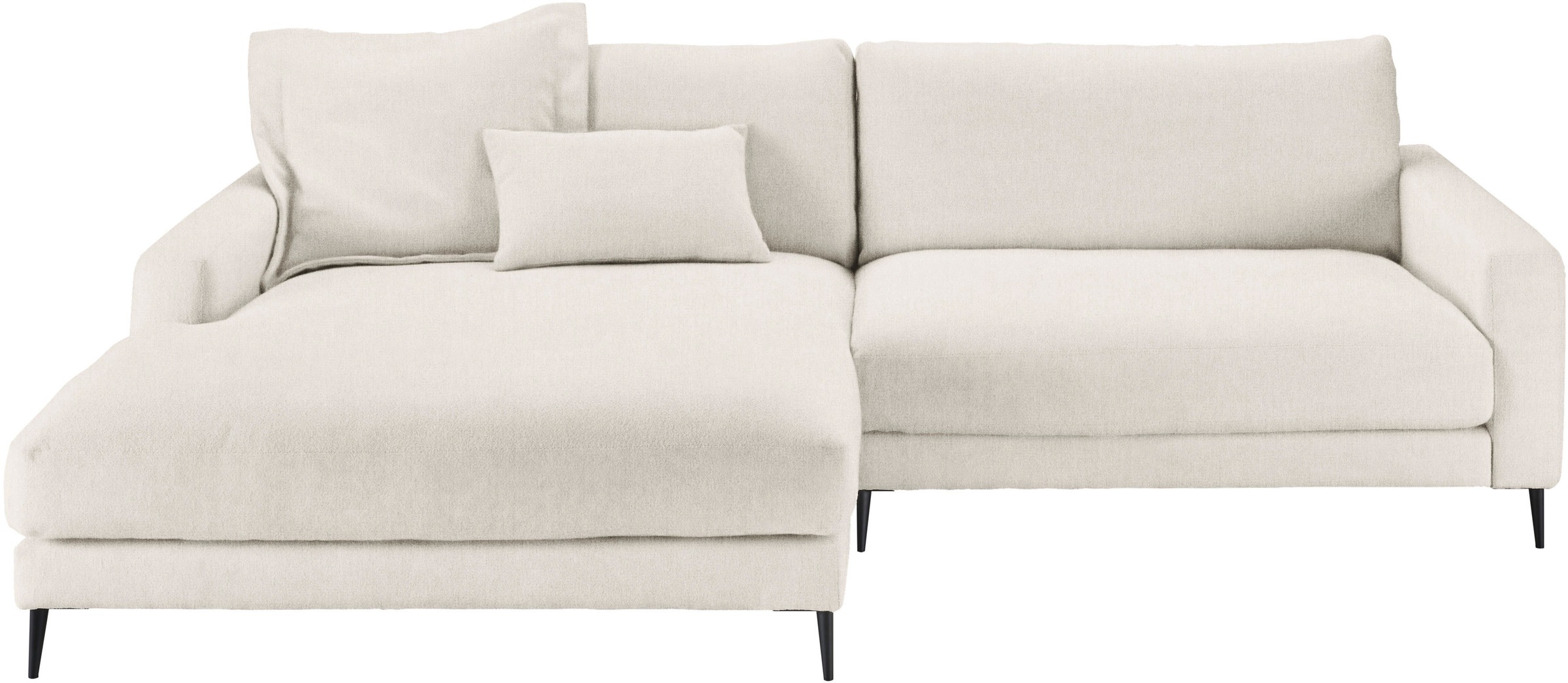 INOSIGN Ecksofa "Downtown, B/T/H: 272/190/84 cm L-Form", weicher Sitzkomfor günstig online kaufen