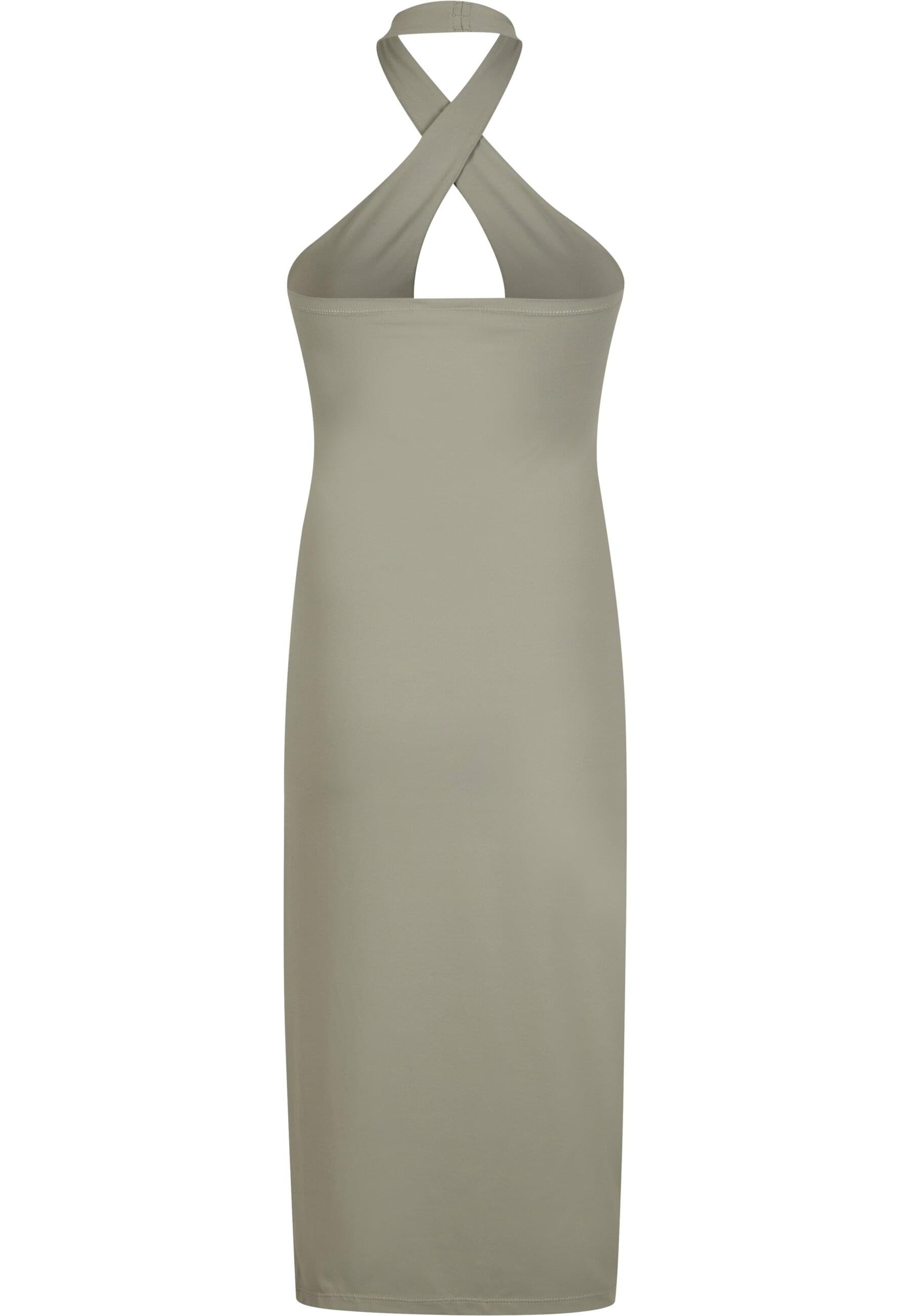 URBAN CLASSICS Shirtkleid »Urban Classics Ladies Crossed Neckholder Dress«, (1 tlg.)