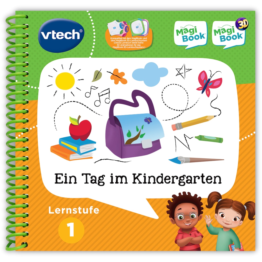 Vtech® Buch »MagiBook Lernbücher-Set Lernstufe 1«, (3-tlg. Set)