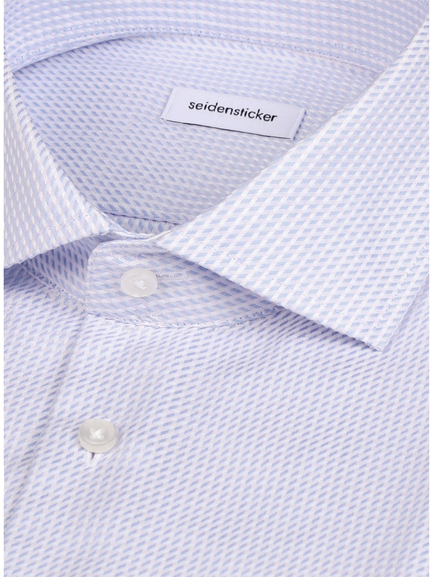 seidensticker Businesshemd »Schwarze Rose« Slim 1/1 Kentkragen Struktur