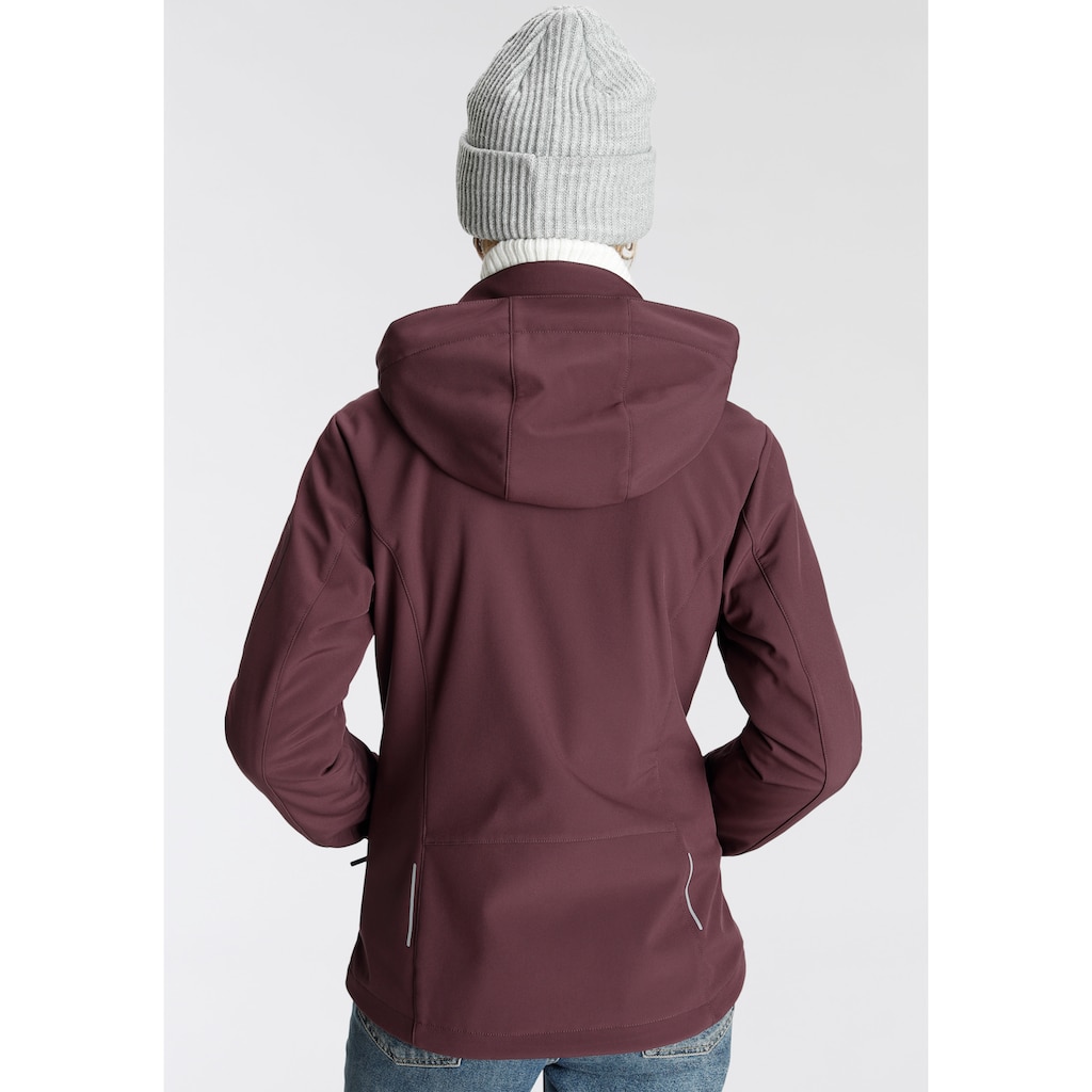 CMP Softshelljacke, mit Kapuze