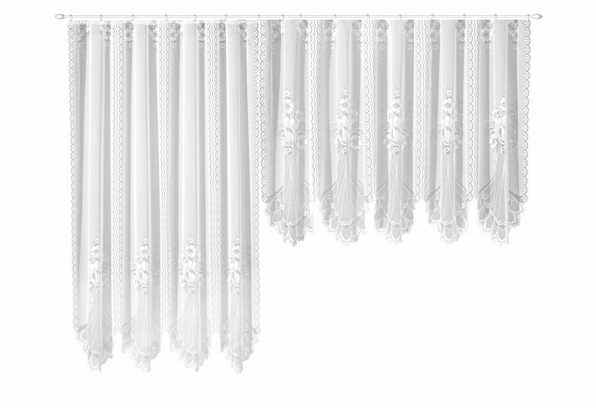 Weckbrodt Gardine "Adria" Kräuselband 1 Stk. tlg. Jacquard, strukturiert, h günstig online kaufen