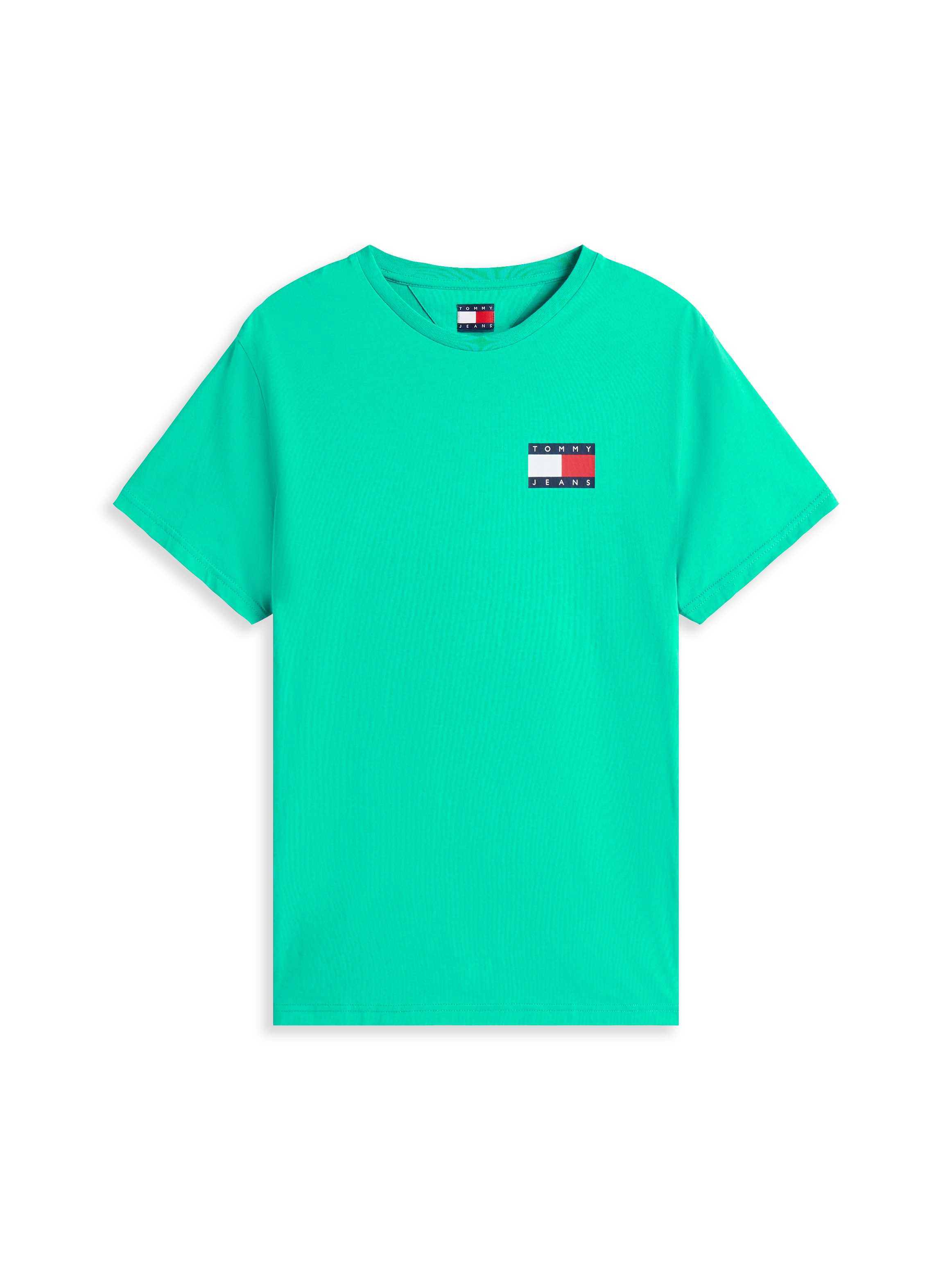 Thumbnail - Tommy Jeans T-Shirt "TJM SLIM FIT ESSENTIAL FLAG" Mit Rundhalsausschnitt