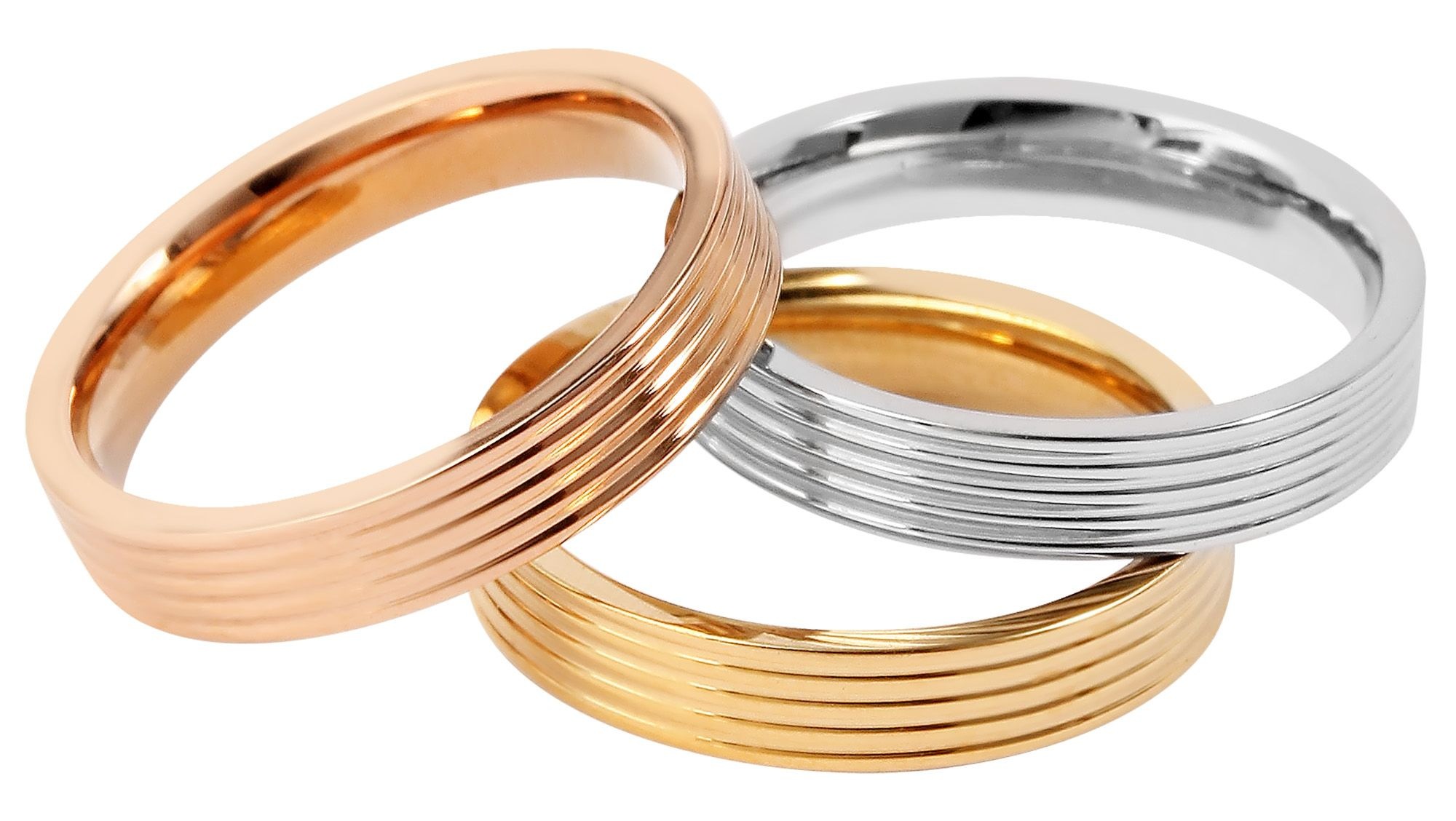 Adelia´s Fingerring »Damen Ring aus Edelstahl«