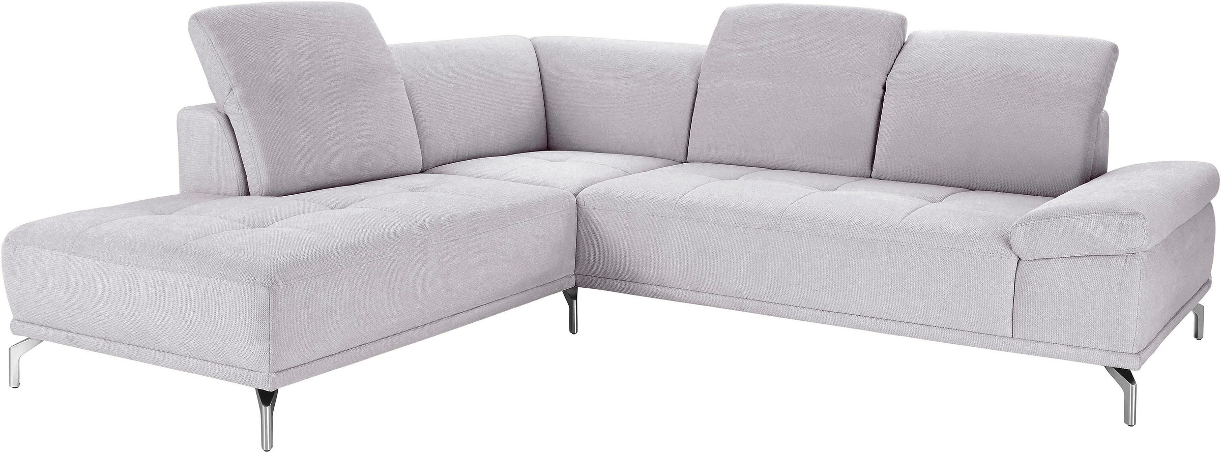 Home affaire Ecksofa "Caluna" Inkl.Sitztiefenverstellung, wahlweise mit Kop günstig online kaufen