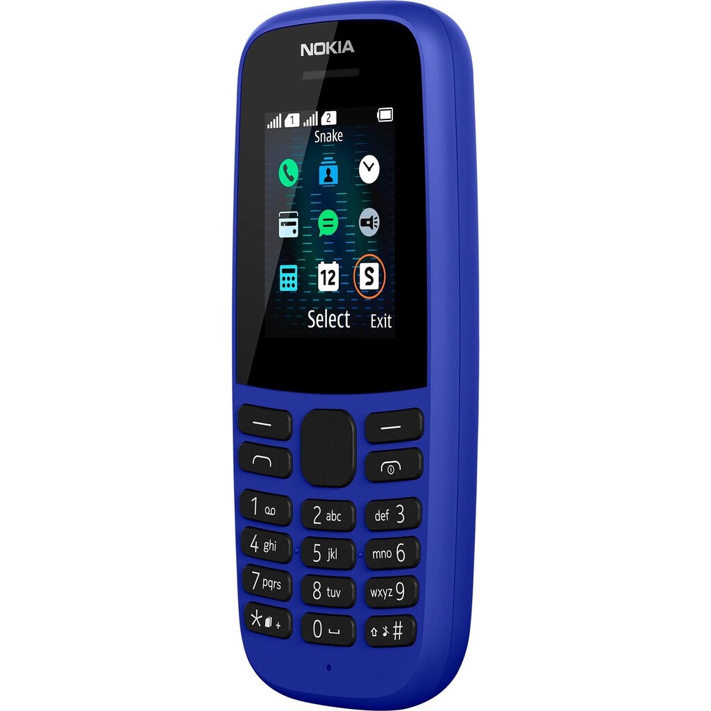 Nokia Handy »105 (2019)«, Blau, 3,68 cm/1,7 Zoll