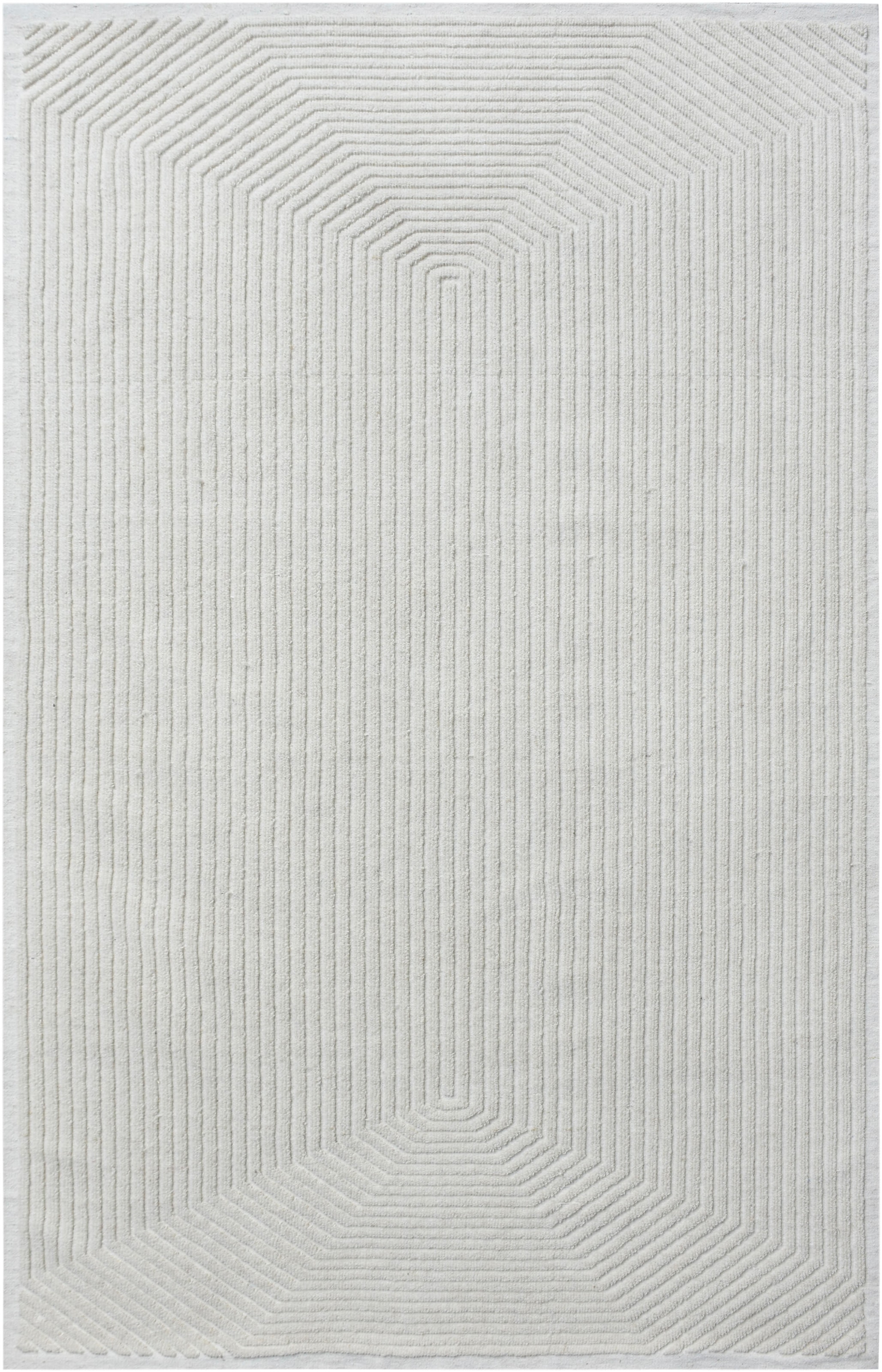 my home Wollteppich »Sola,  Wolle, Hoch-Tief-Struktur, maschinell gewebt« rechteckig 12 mm Höhe einfarbig, Wolle, Teppich, Wohnzimmer, Schlafzimmer, Esszimmer