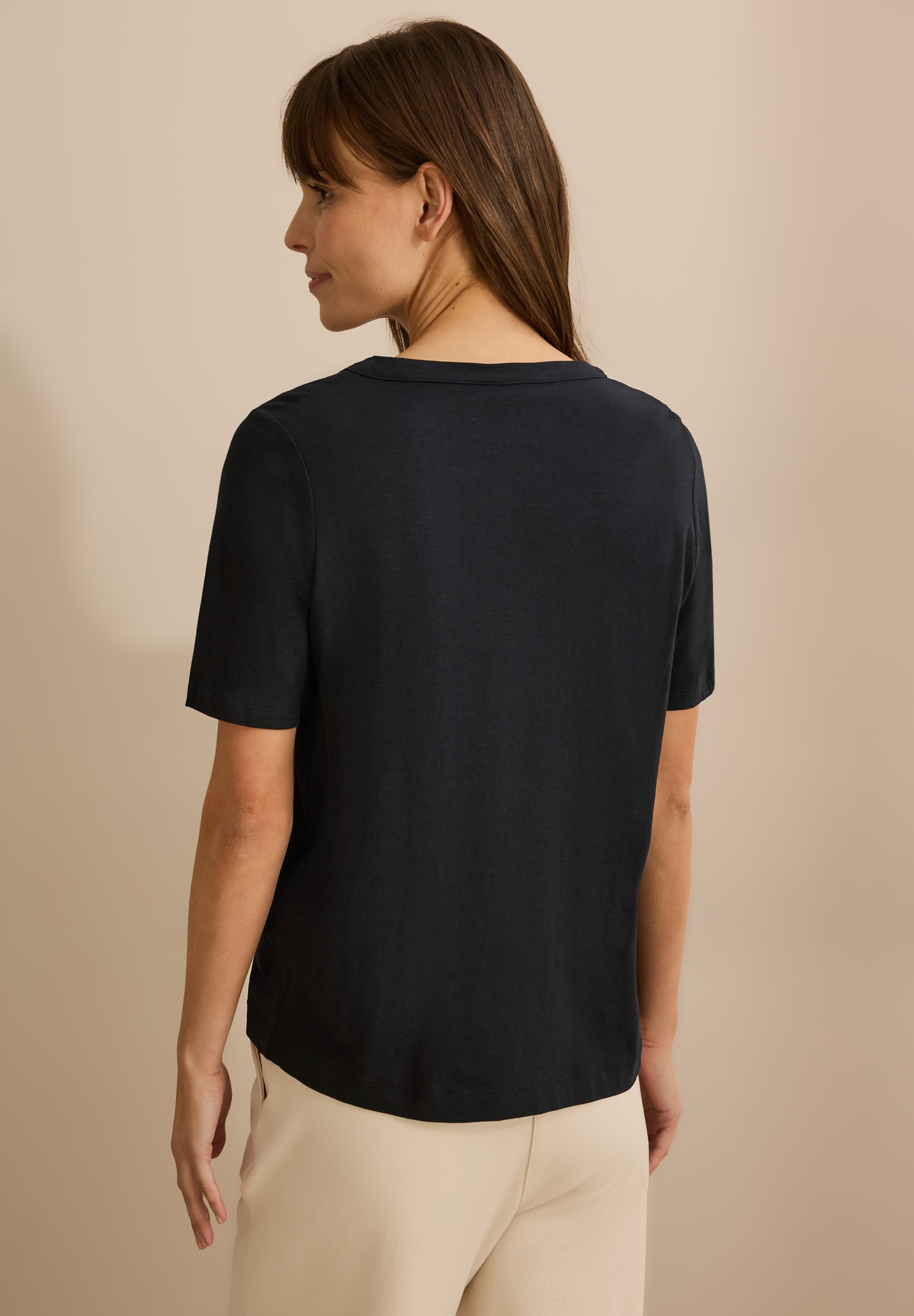 Cecil T-Shirt, in Unifarbe