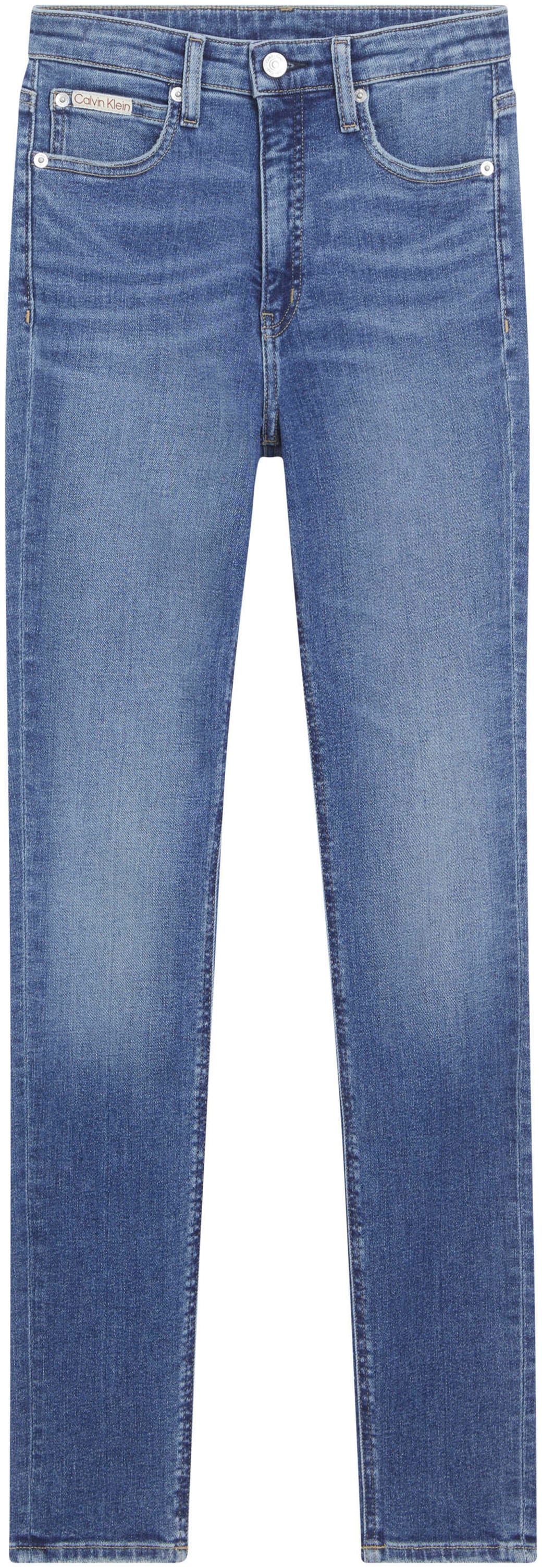 Calvin Klein Jeans Skinny-fit-Jeans »HIGH RISE SKINNY«, mit Coinpocket, leichte Stoned wash Optik