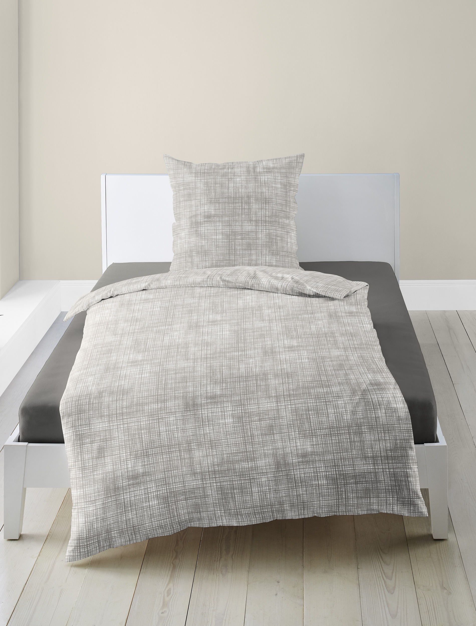 BIERBAUM Bettwäsche "4172" 2 Stk. Mako-Satin, 100 % Baumwolle, pflegeleicht günstig online kaufen