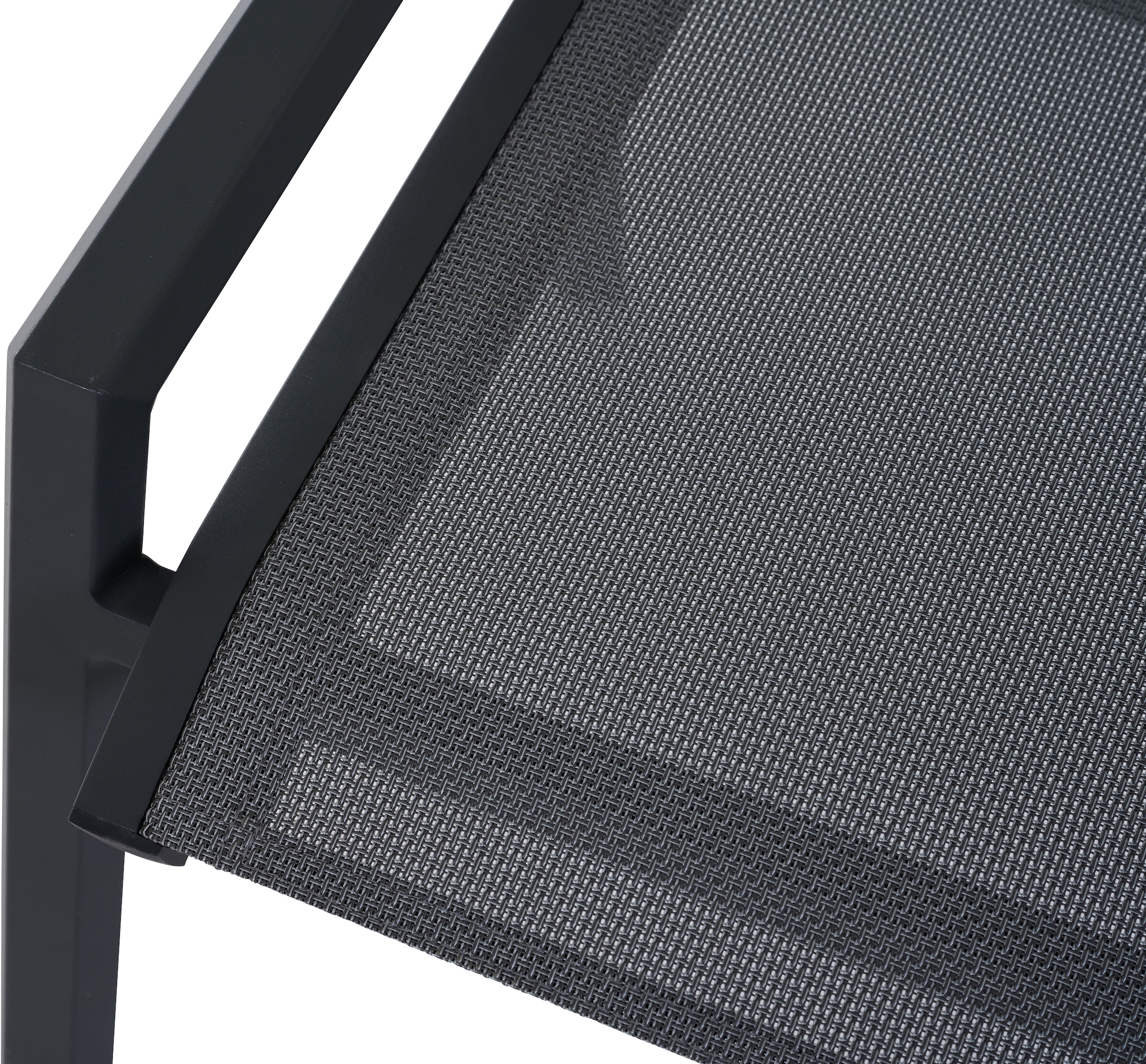 Siena Garden Hocker »TAURO« Gestell aus Aluminium, Ranotex® Bezug royal-grey, matt anthrazit