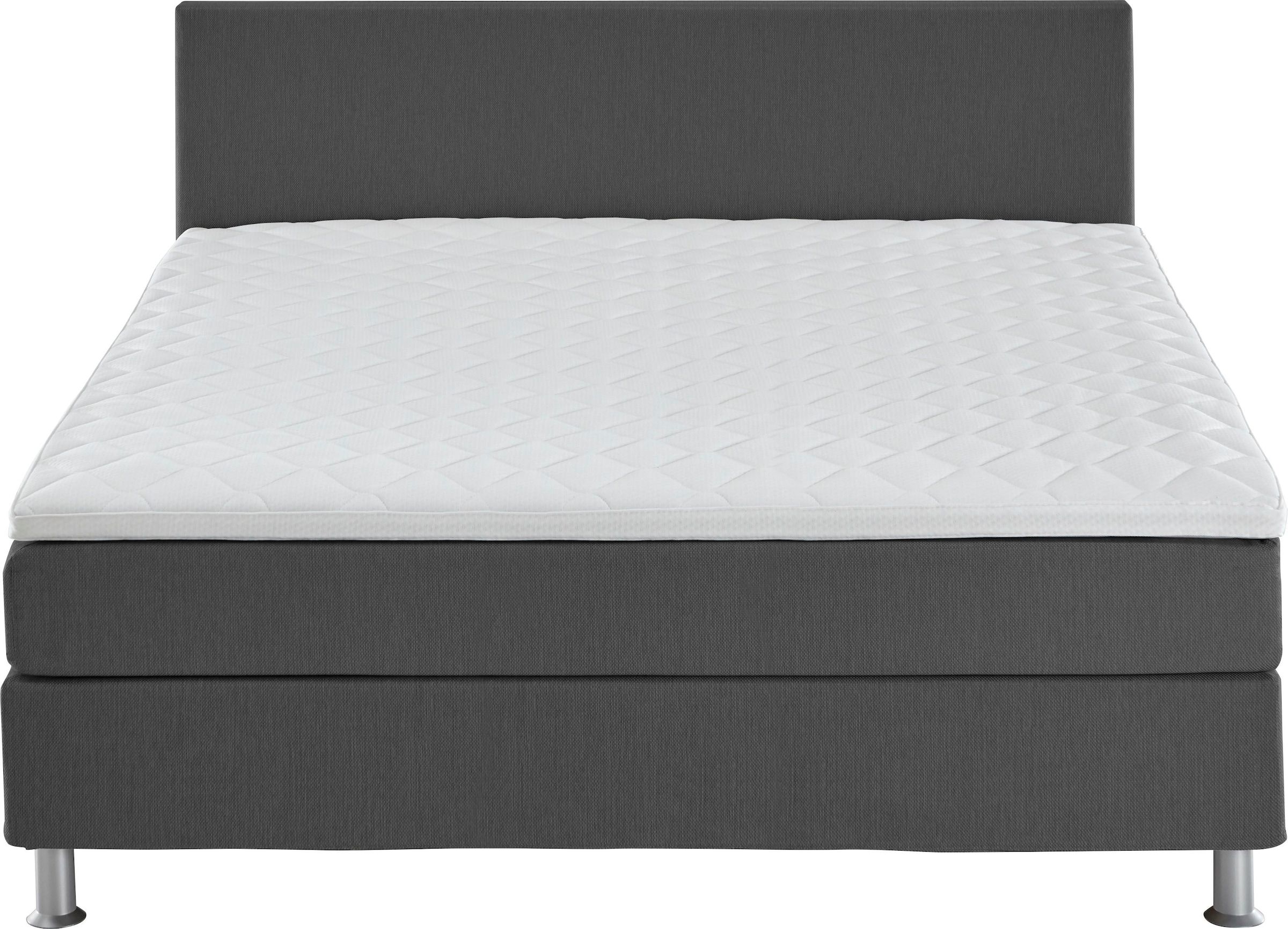 ATLANTIC home collection Boxbett »Edison«, inkl. Bonnellfederkern-Matratze und Topper