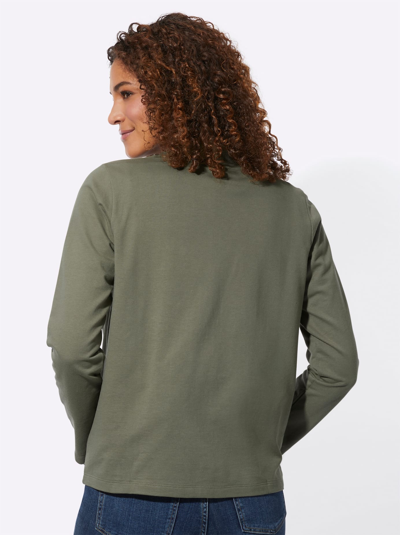Casual Looks Shirtjacke »Sweatjacke«, (1 tlg.)