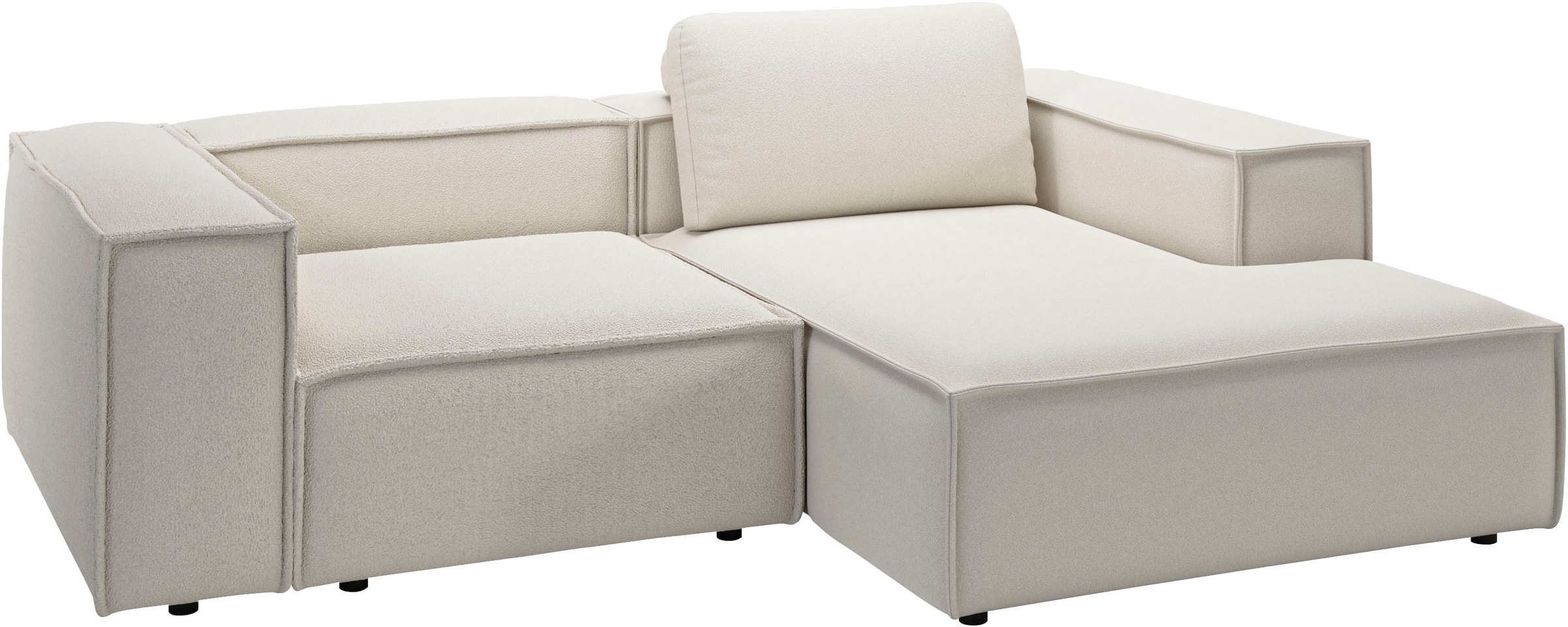 Places of Style Ecksofa "Watertown, kompakte L-Form, 246 cm breite für klei günstig online kaufen