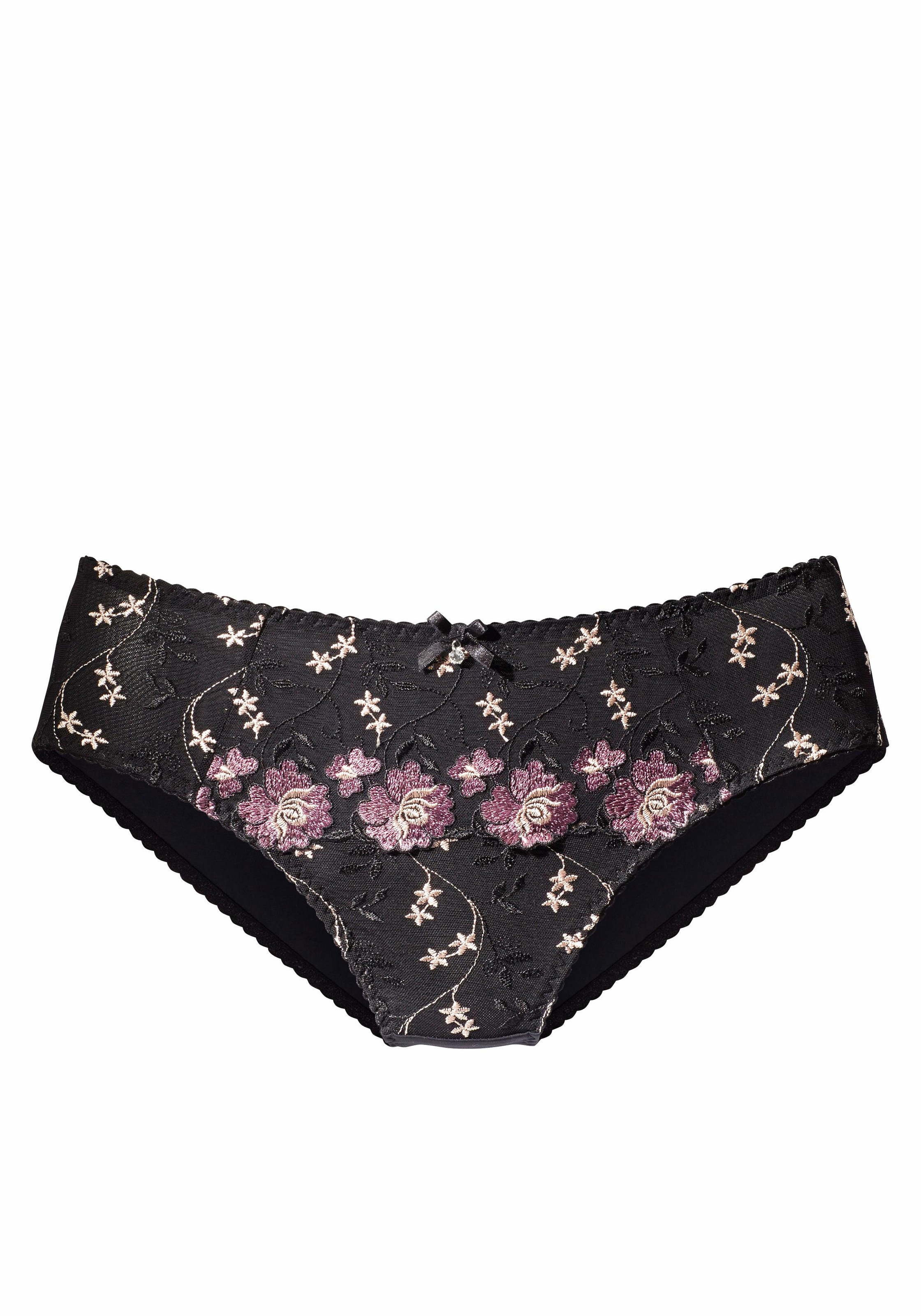 Nuance mit Blüten-Stickereien günstig online kaufen